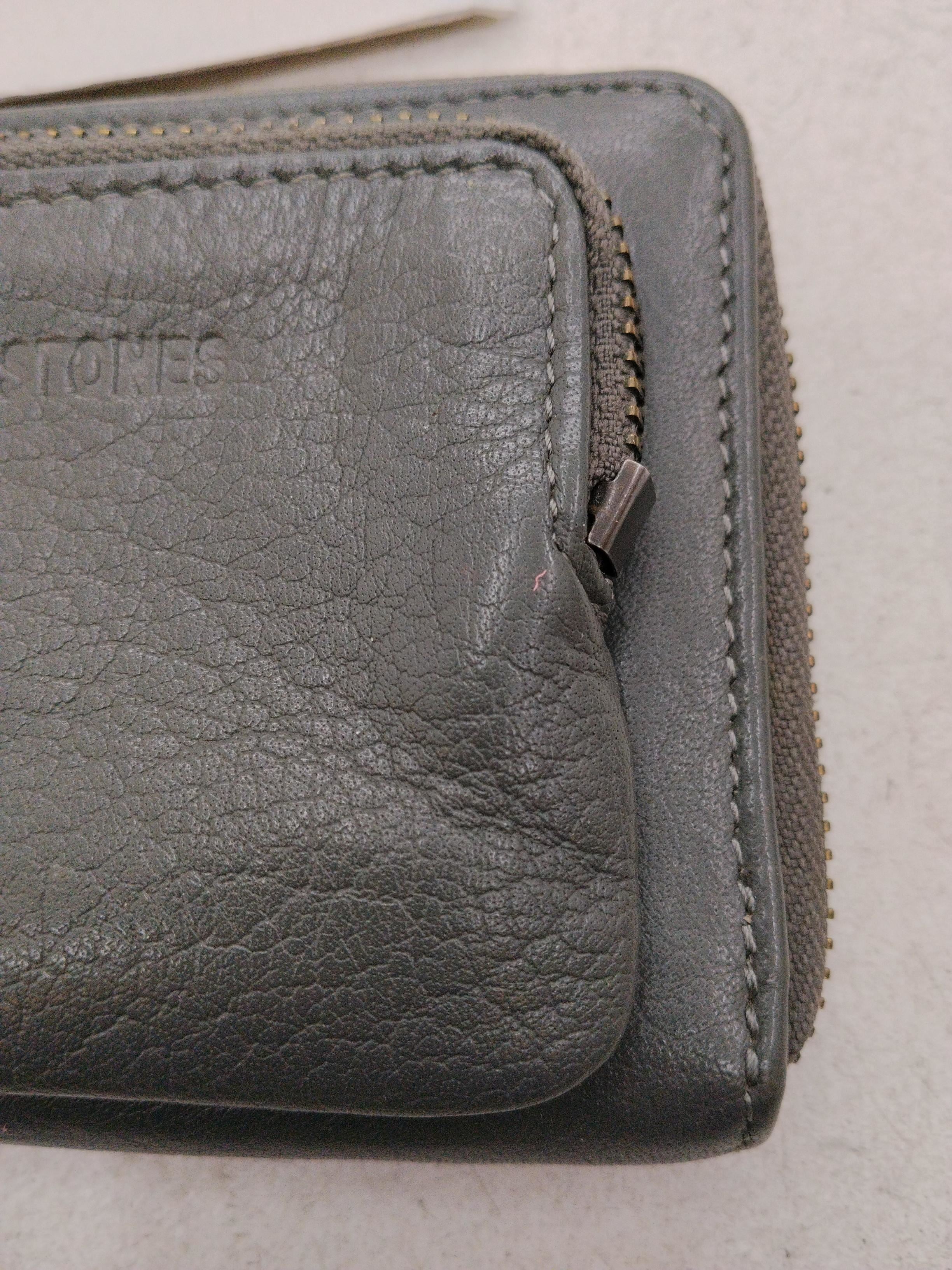 Sticks And Stones Women's Wallet Grey 100% Leather - Image 3