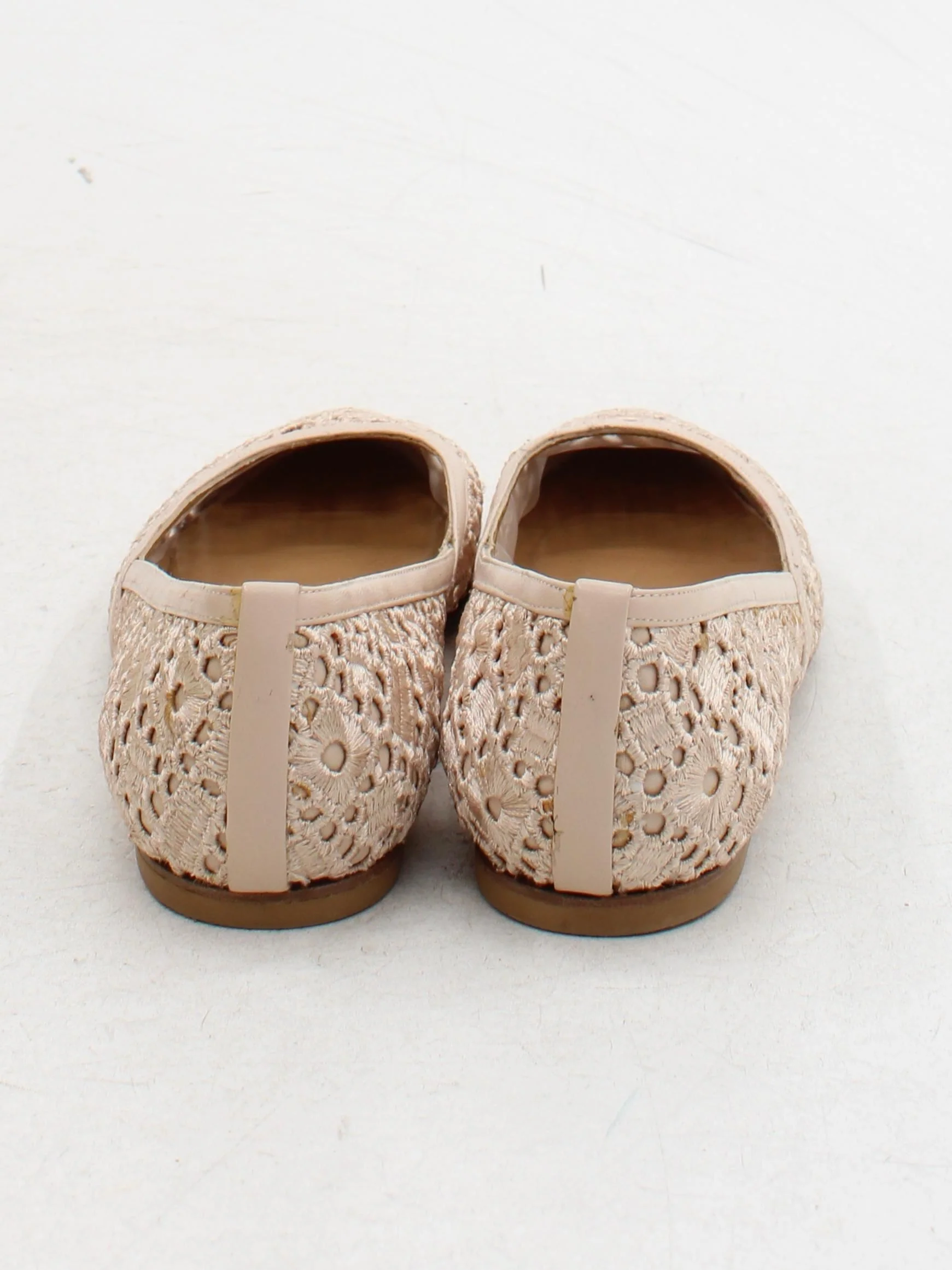 Stuart Weitzman Women's Flat Shoes UK 6 Cream 100% Other Ballet - Image 3