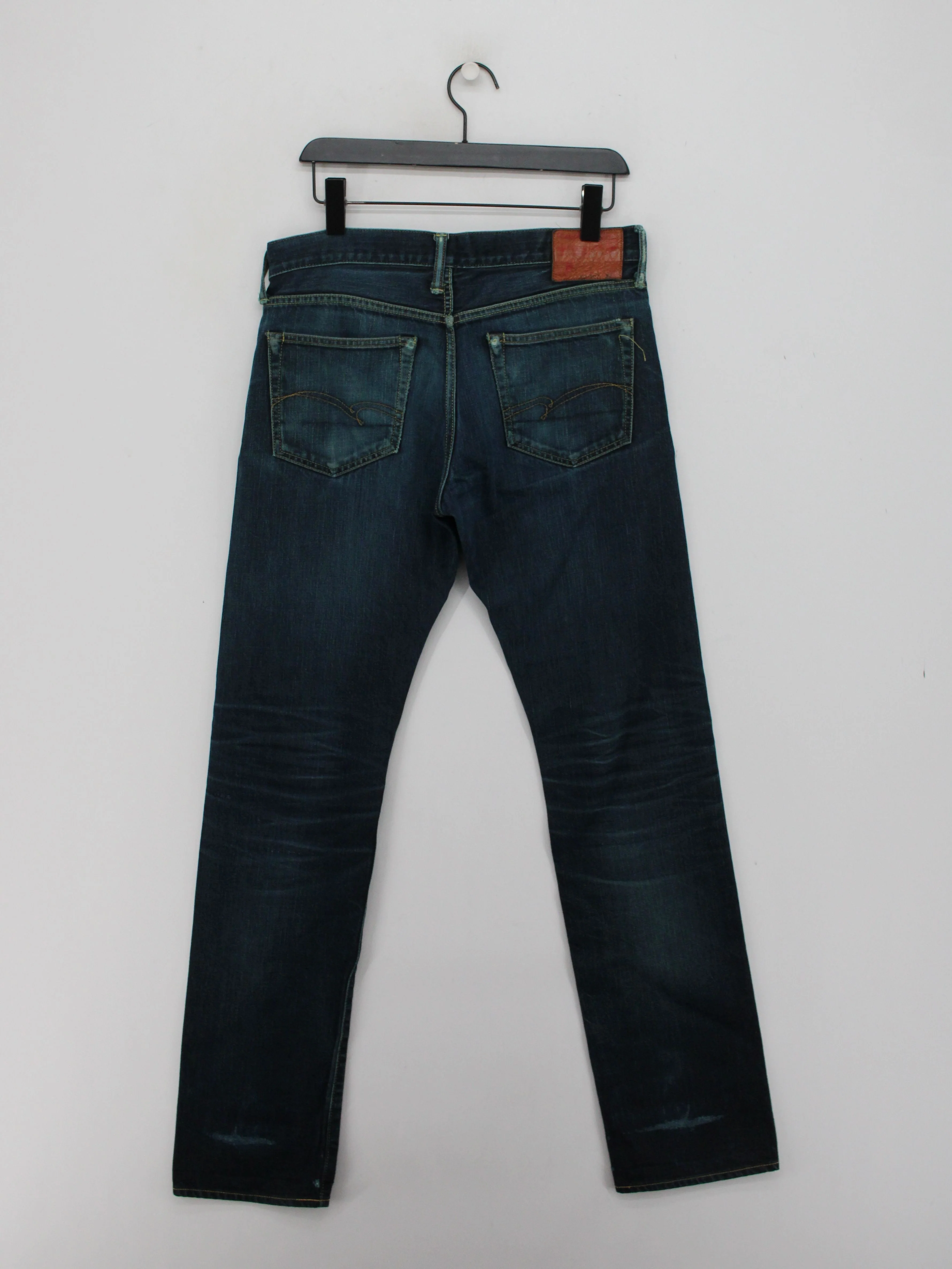 Studio D'artisan & Sa Men's Jeans W 33 in Blue 100% Cotton Straight - Image 2