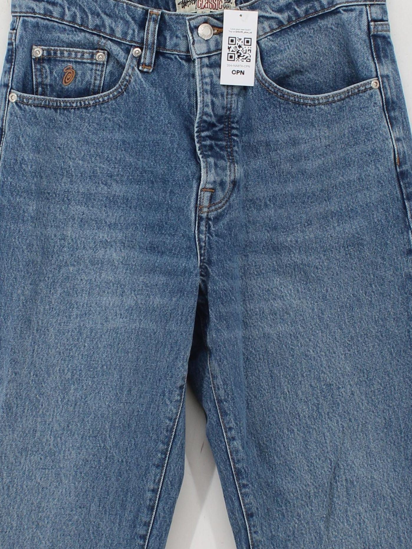 Stussy Men's Jeans W 30 in; L 30 in Blue 100% Cotton Straight - Image 3