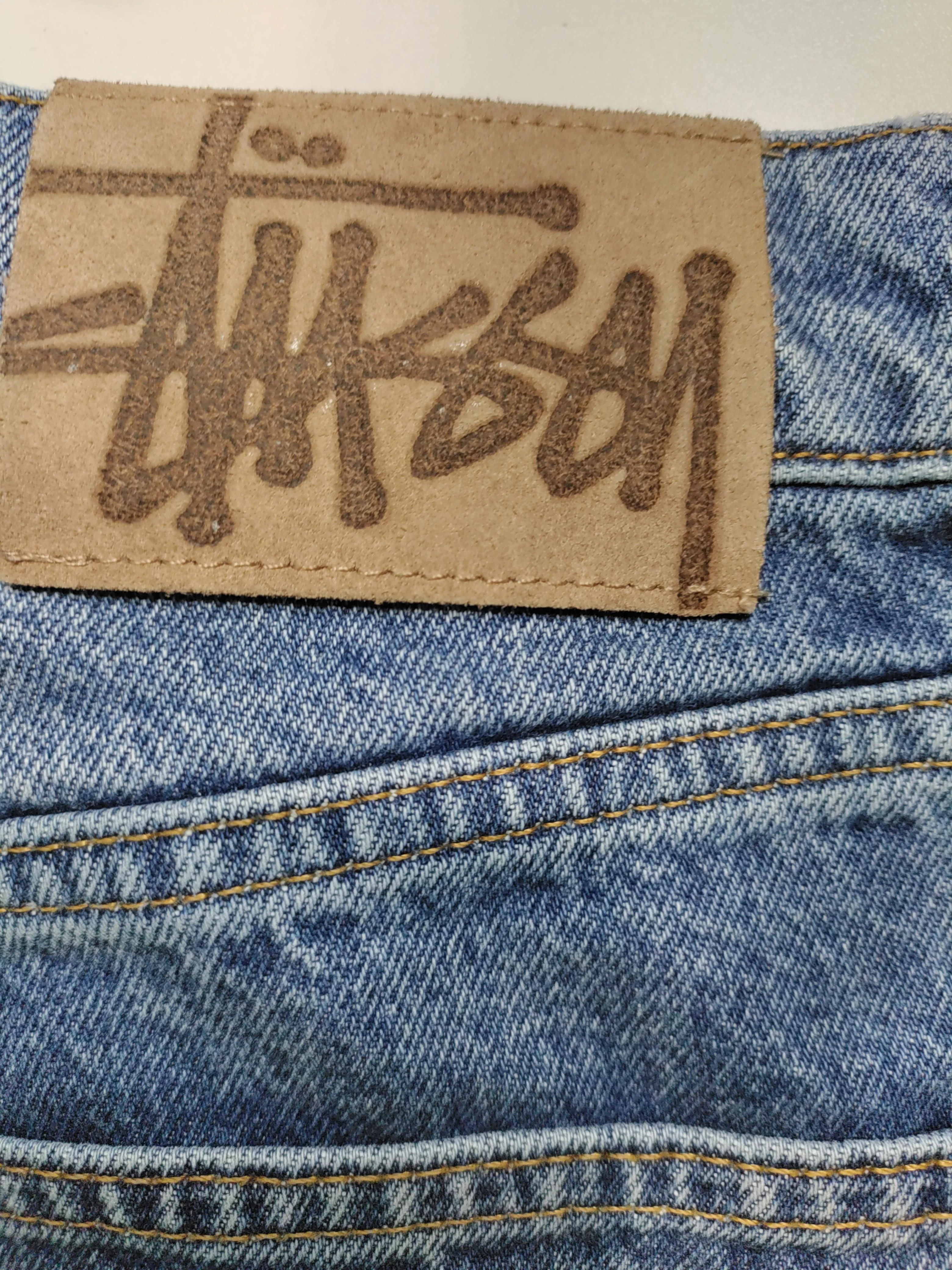 Stussy Men's Jeans W 30 in; L 30 in Blue 100% Cotton Straight - Image 5