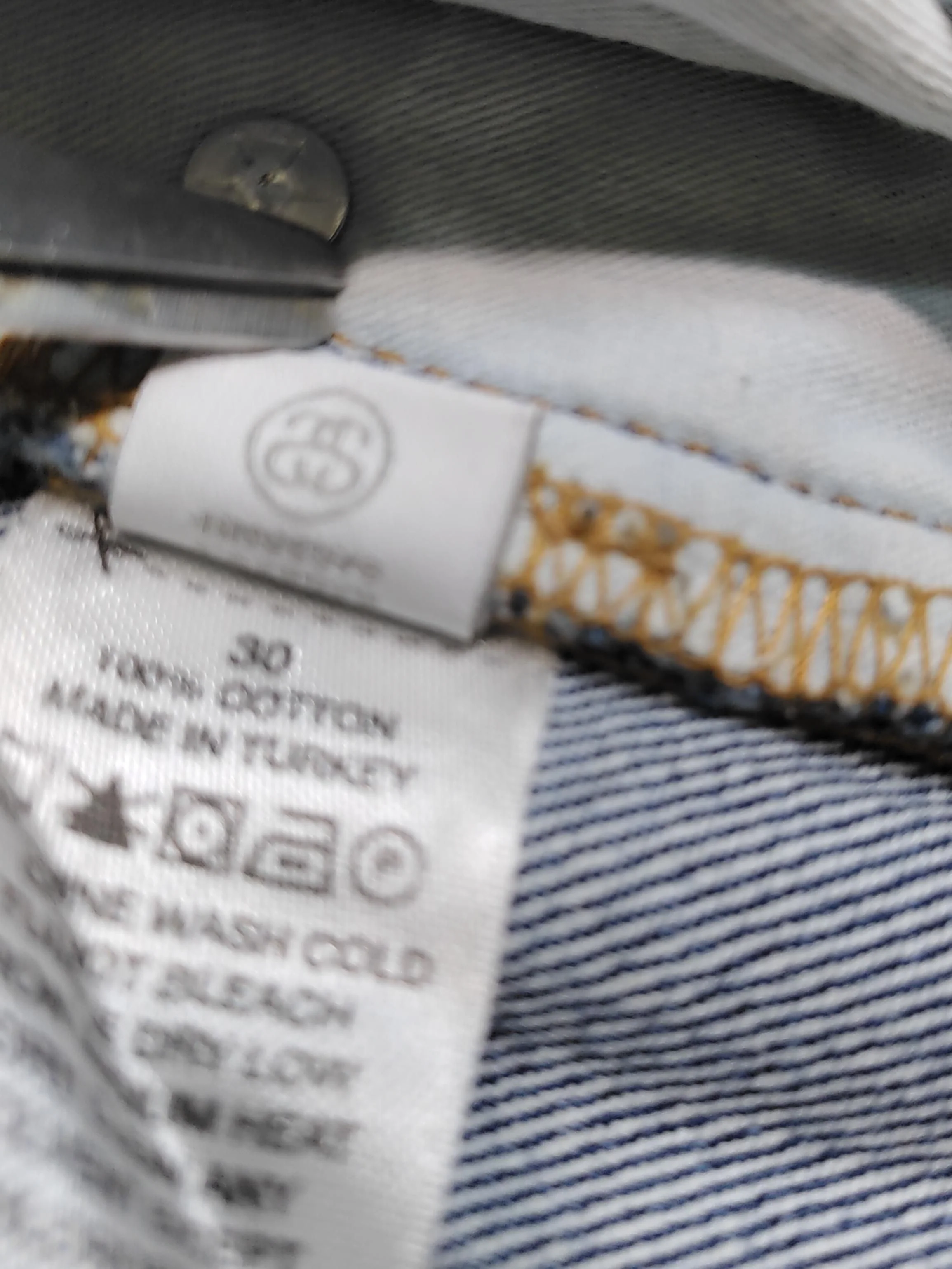 Stussy Men's Jeans W 30 in; L 30 in Blue 100% Cotton Straight - Image 6