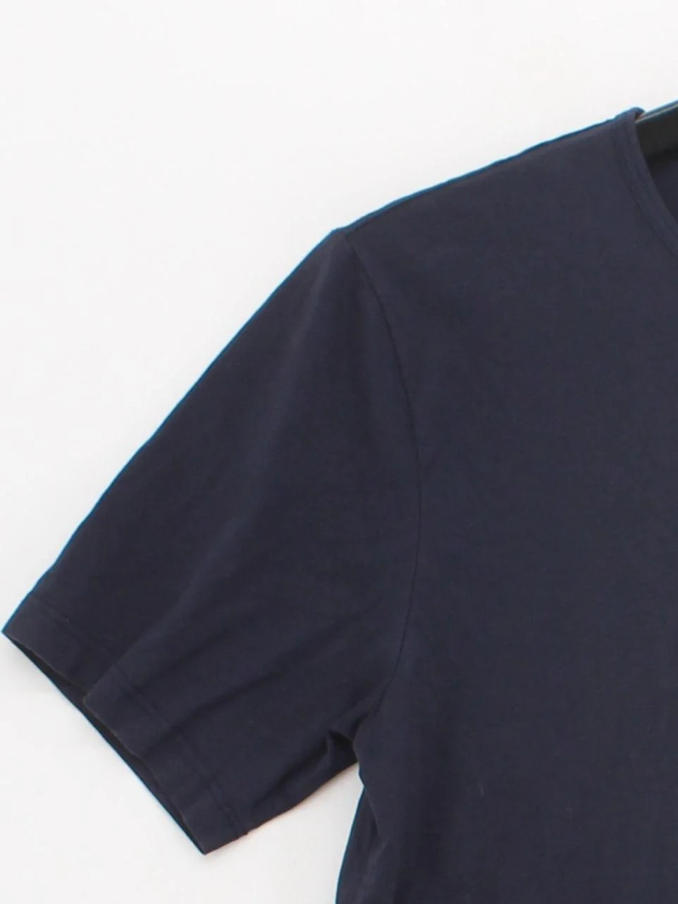 Sunspel Men's T-Shirt M Blue 100% Cotton Basic - Image 4