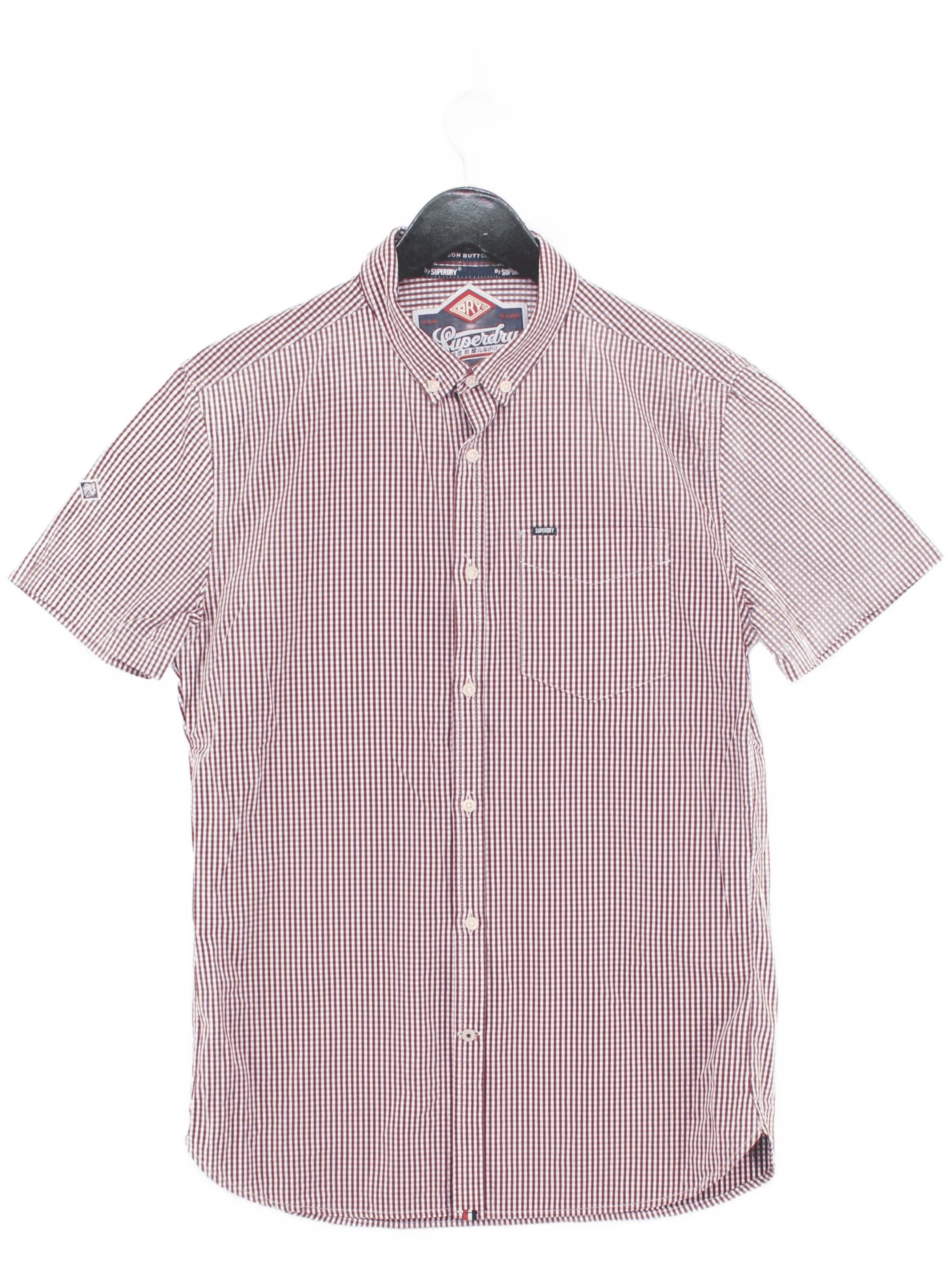Superdry Men's Shirt L Multi Checkered 100% Other Basic