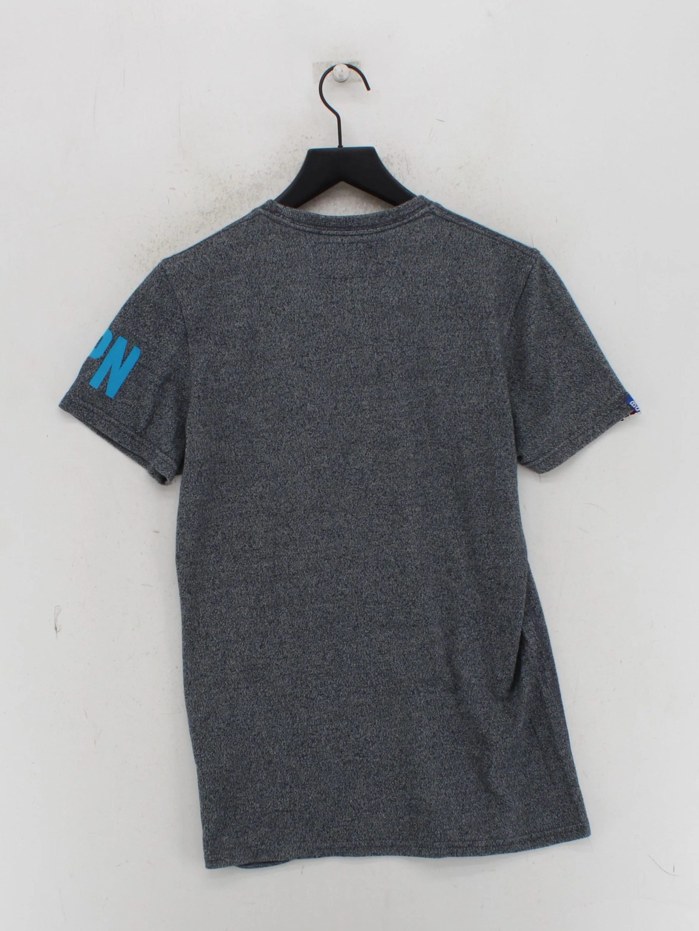 Superdry Men's T-Shirt M Grey Cotton with Polyester Basic - Image 2