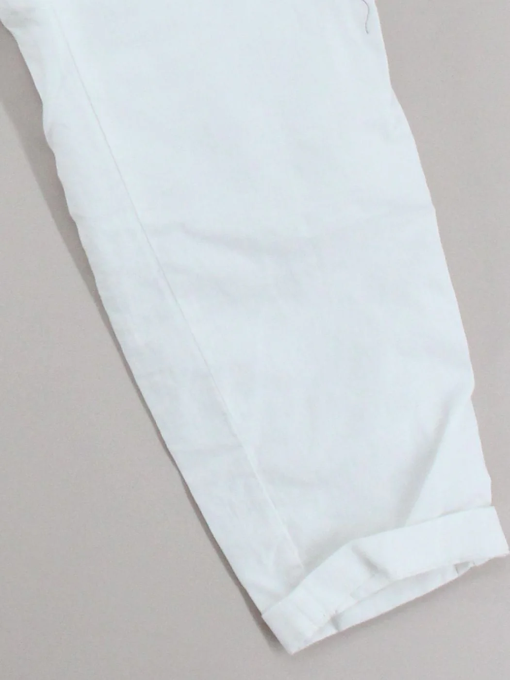 Superdry Men's Trousers M White Linen with Cotton Straight Chino - Image 4