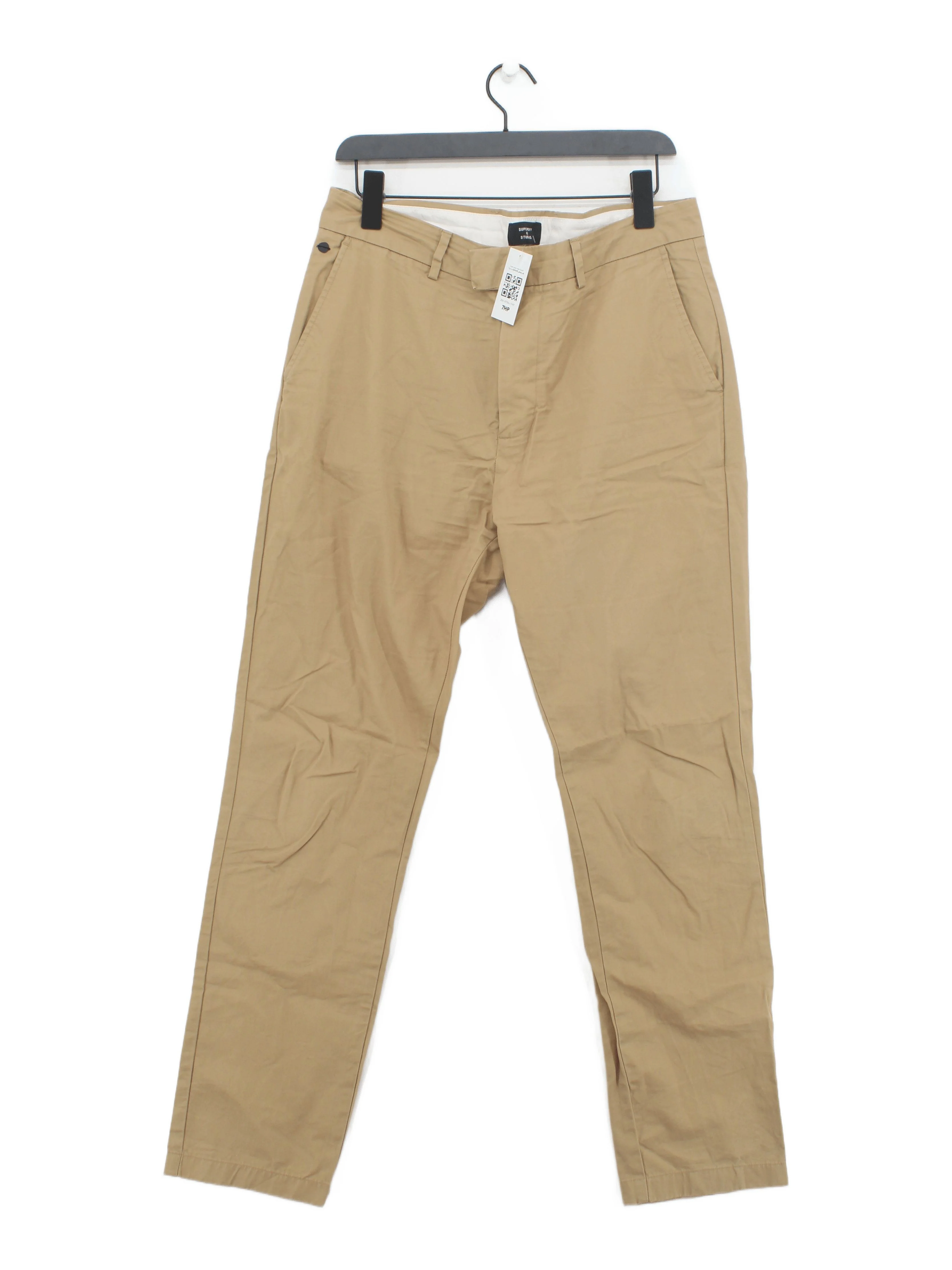 Superdry Men's Trousers W 34 in Tan 100% Cotton Straight Chino
