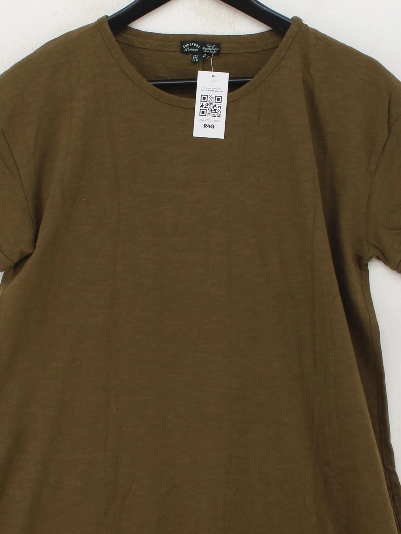 Superdry T-Shirt Midi Dress UK12 in Green - Image 3