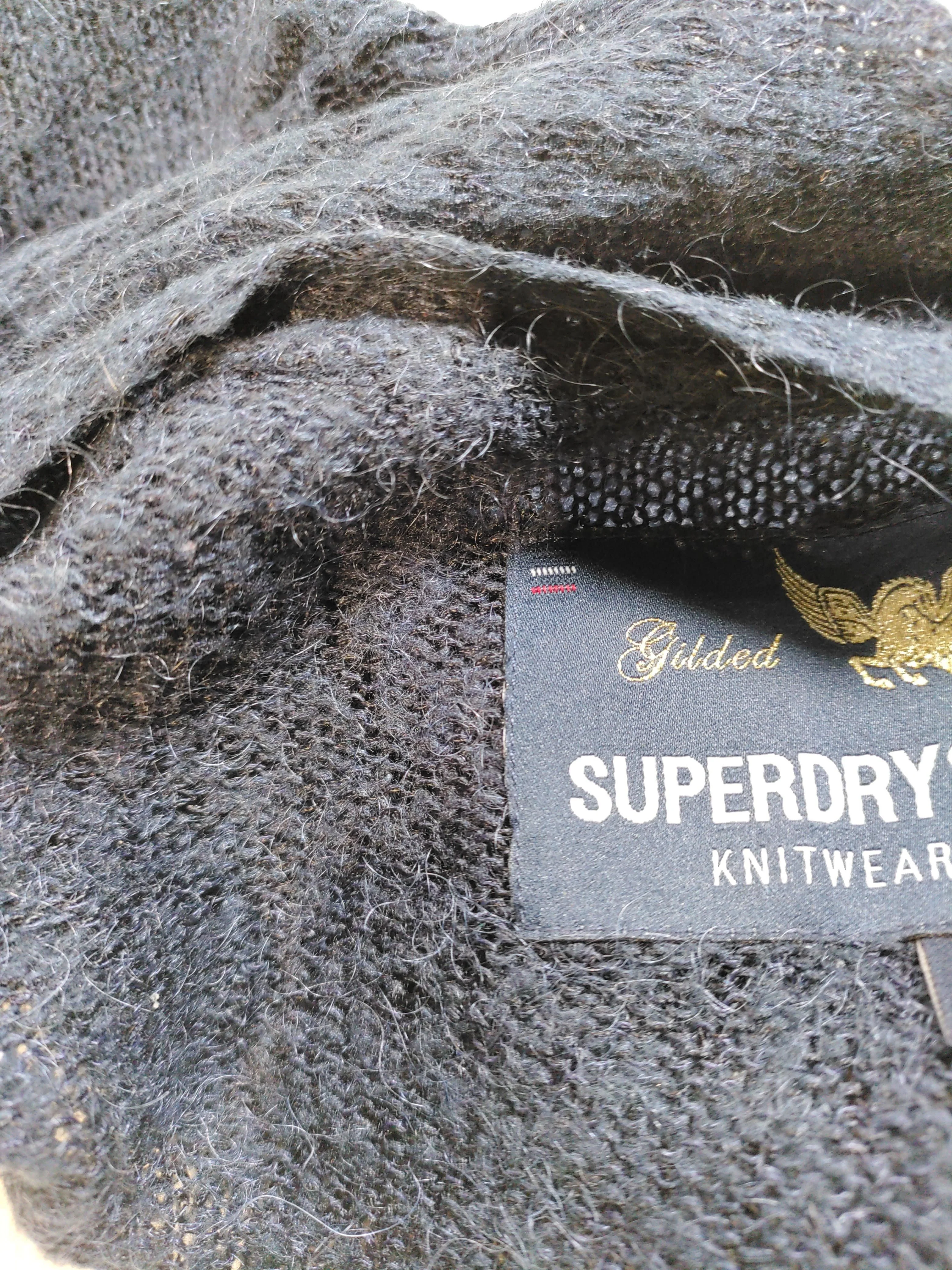 Superdry Women's Cardigan S Black 100% Other V-Neck Cardigan - Image 5