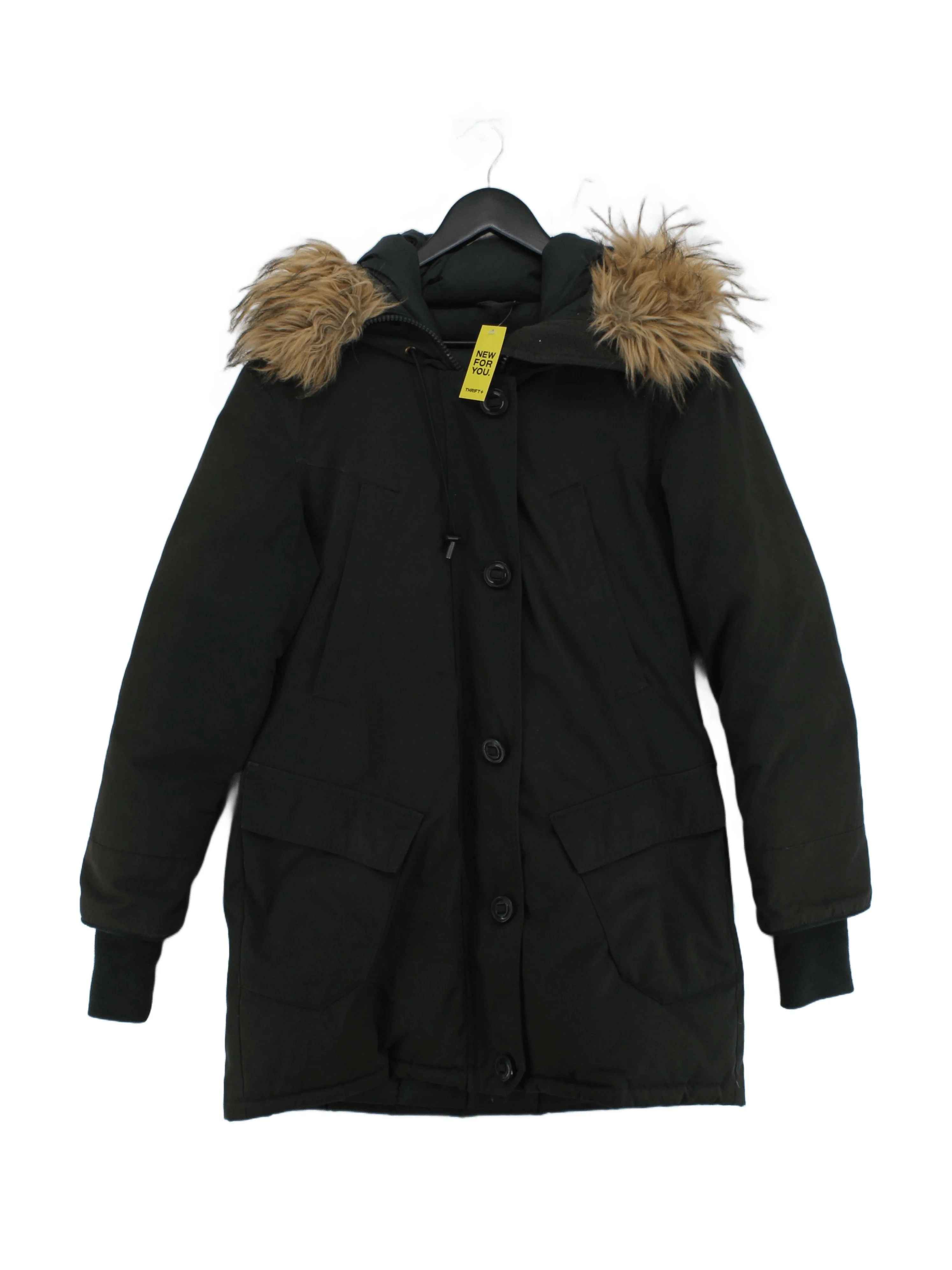 Superdry Women's Coat M Green Nylon with Polyester, Acrylic, Other Parka