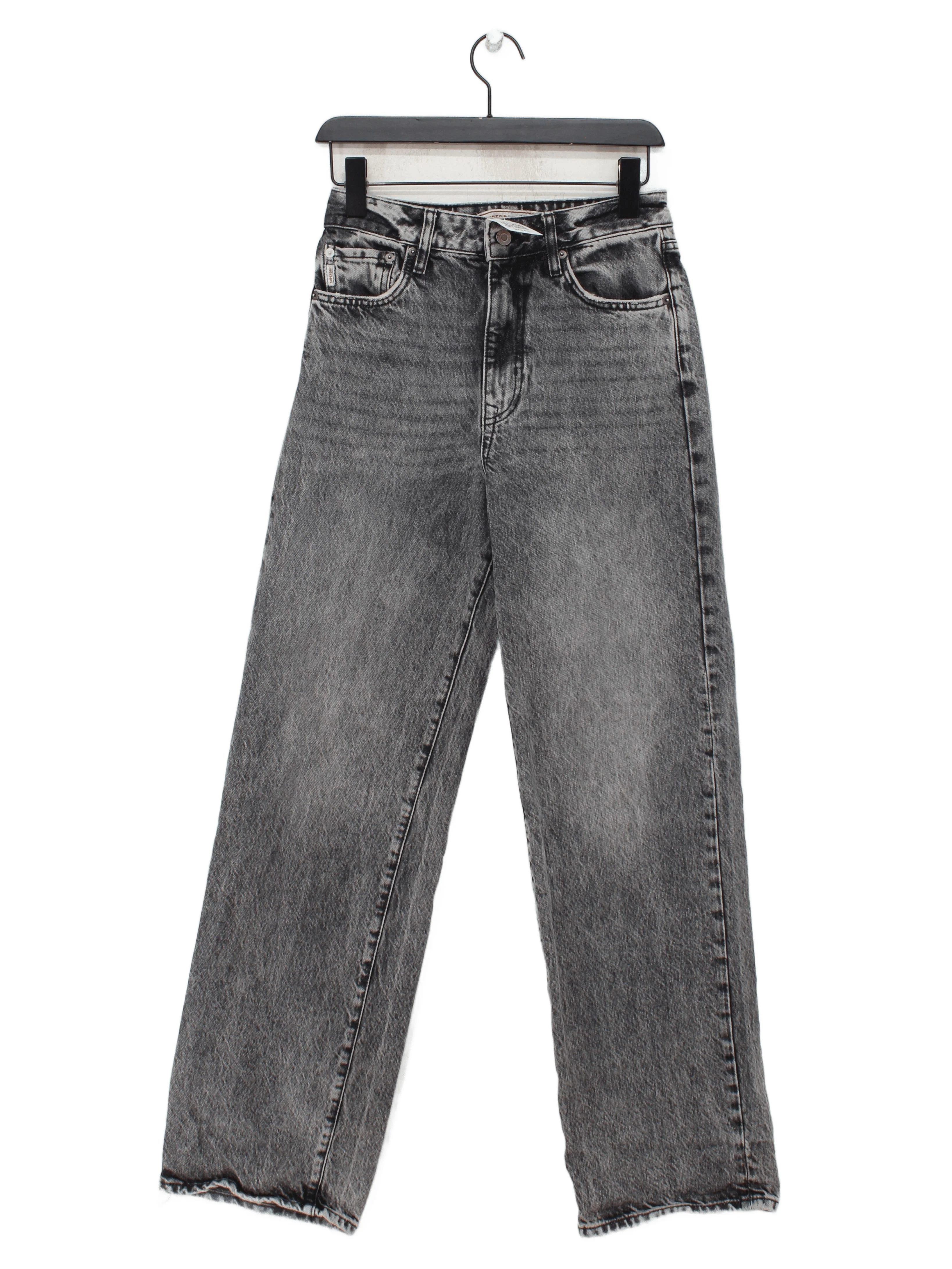 Superdry Women's Jeans W 26 in; L 30 in Grey 100% Cotton Straight