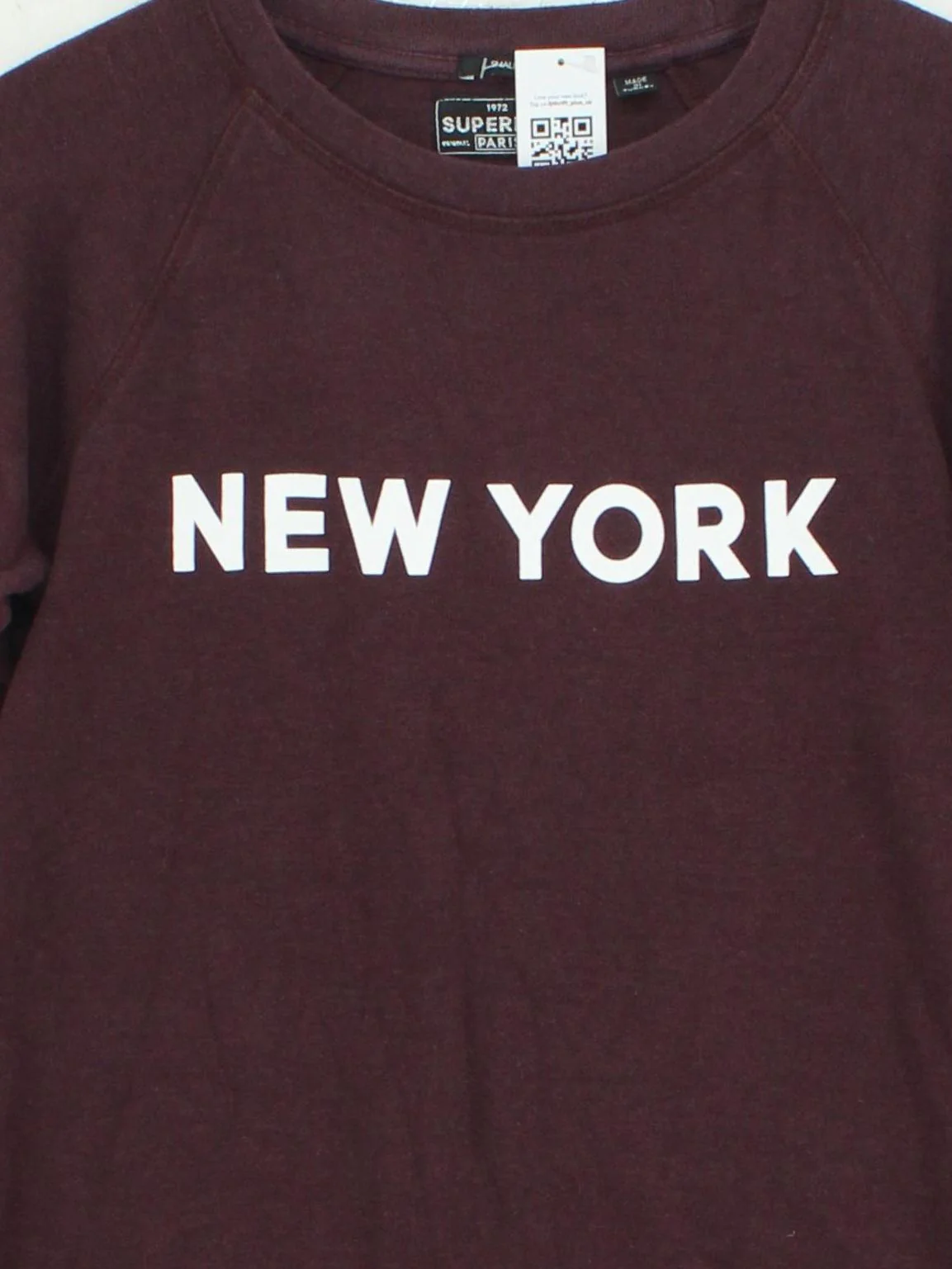 Superdry Women's Jumper S Red Viscose with Cotton, Polyester Pullover - Image 3