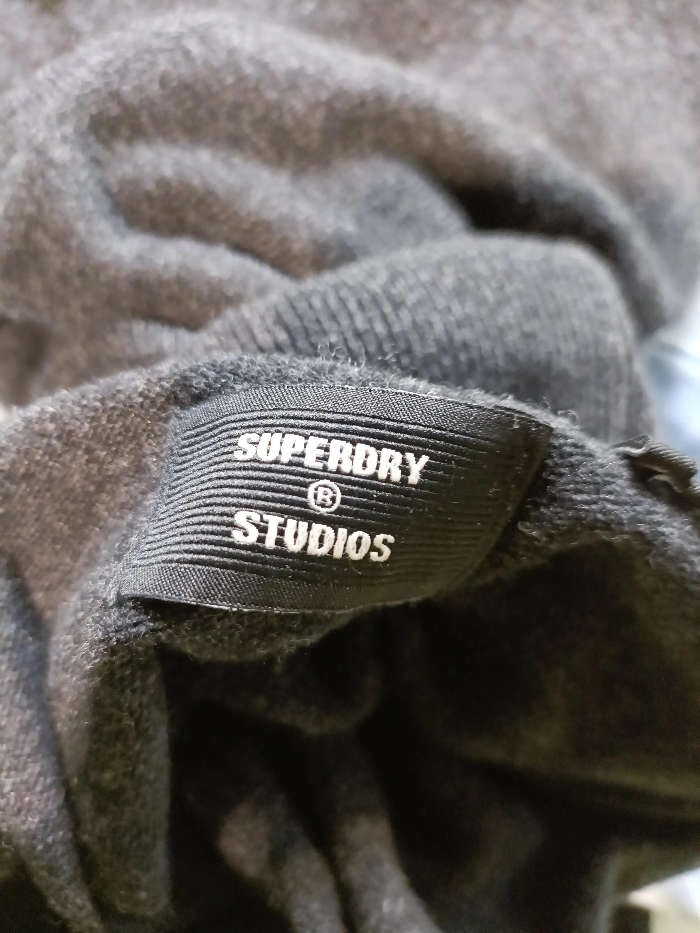 Superdry Women's Jumper UK 12 Grey Wool with Polyamide Roll Neck Pullover - Image 5