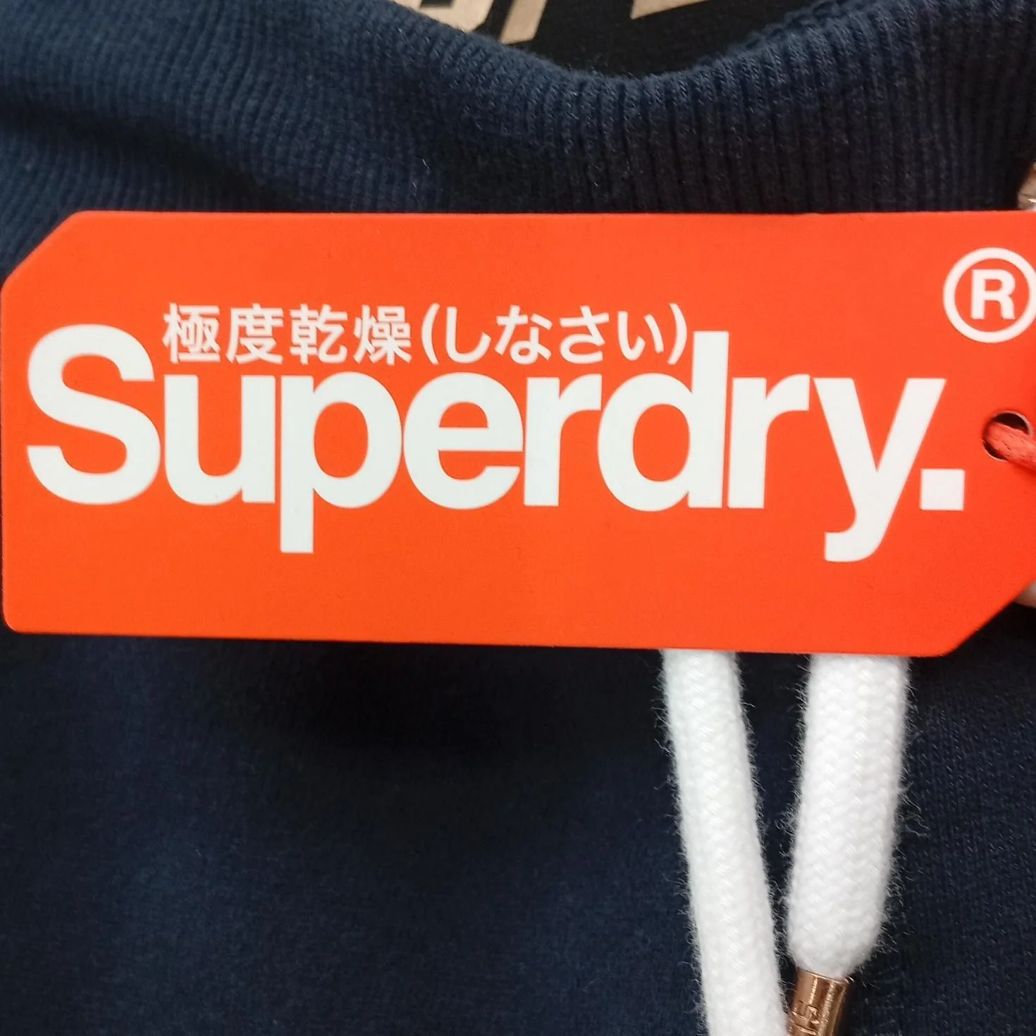 Superdry Women's Sports Bottoms UK 18 Blue Cotton with Polyester Sweatpants - Image 8