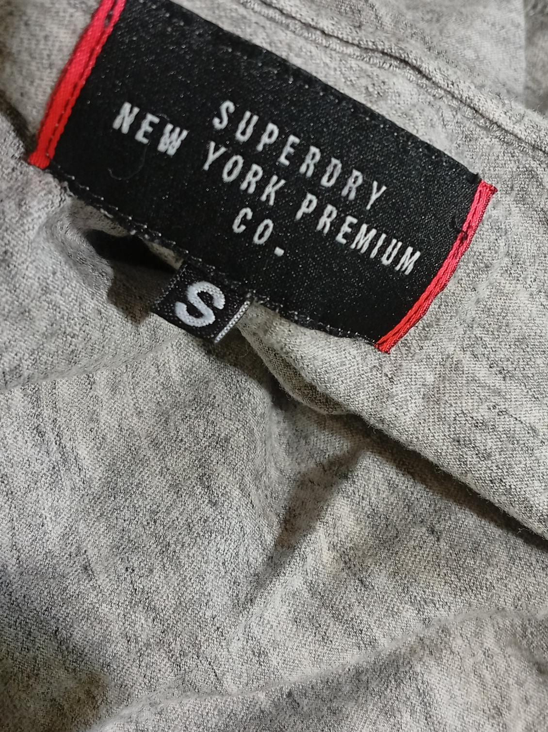 Superdry Women's T-Shirt S Grey 100% Other Short Sleeve Round Neck Basic - Image 5