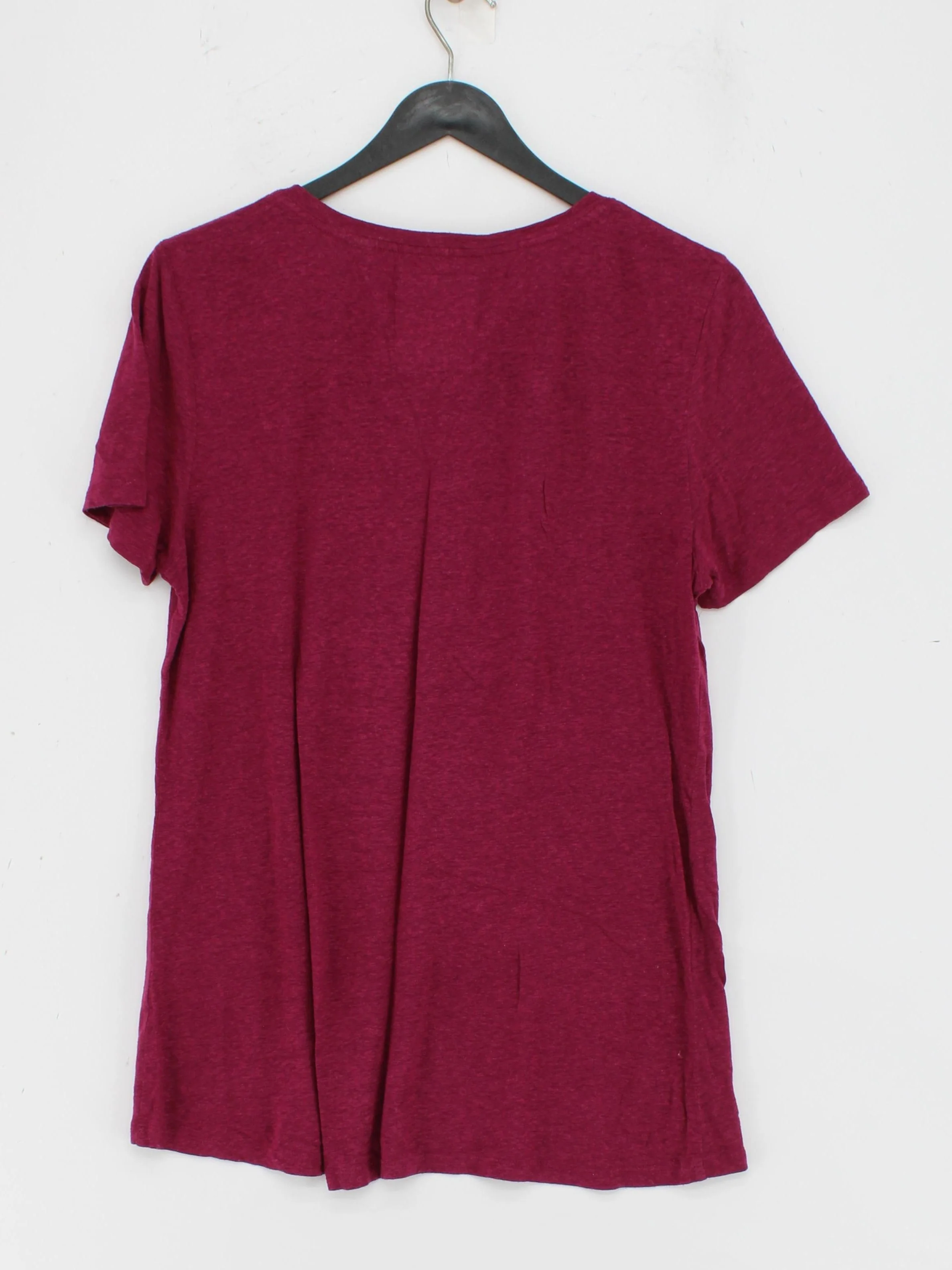 Superdry Women's T-Shirt S Red 100% Cotton Short Sleeve Round Neck Basic - Image 2