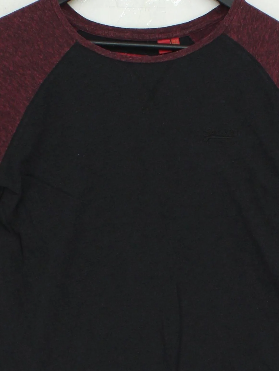 Superdry Women's T-Shirt UK 10 Black Polyester with Cotton Basic - Image 3