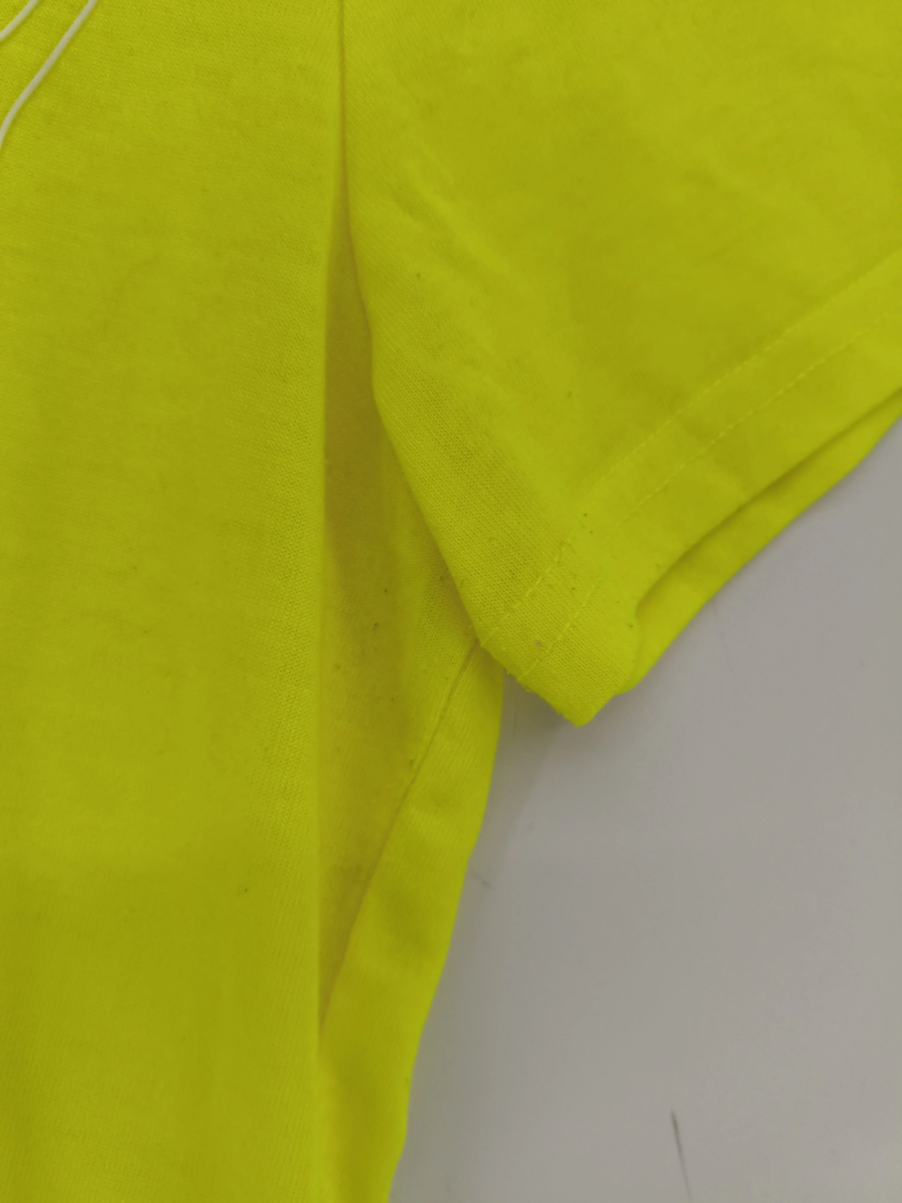 Superdry Women's T-Shirt UK 18 Yellow 100% Polyester Basic - Image 5