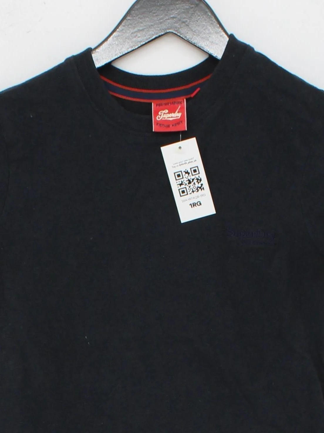 Superdry Women's T-Shirt UK 8 Black 100% Cotton Short Sleeve Round Neck Basic - Image 3