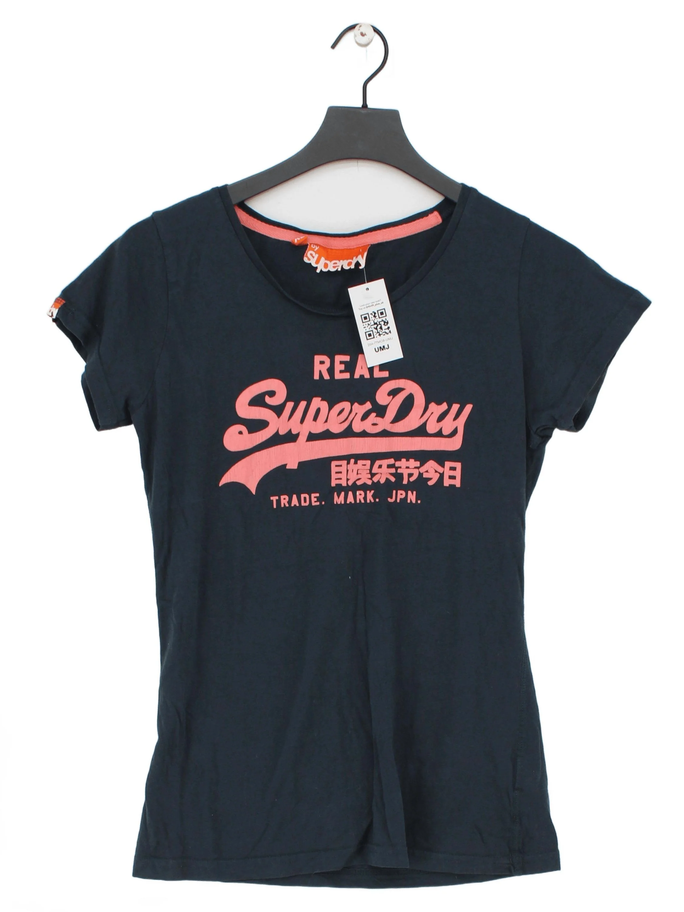 Superdry Women's T-Shirt XL Blue 100% Cotton Basic