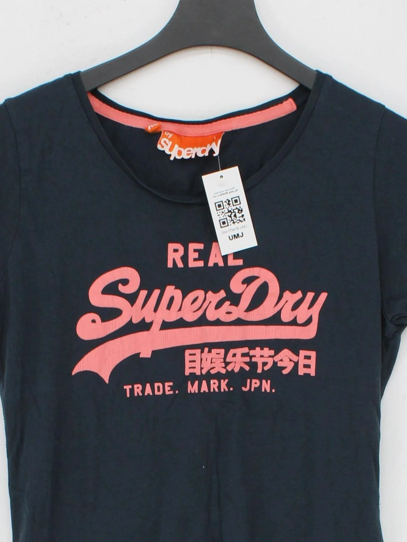 Superdry Women's T-Shirt XL Blue 100% Cotton Basic - Image 3