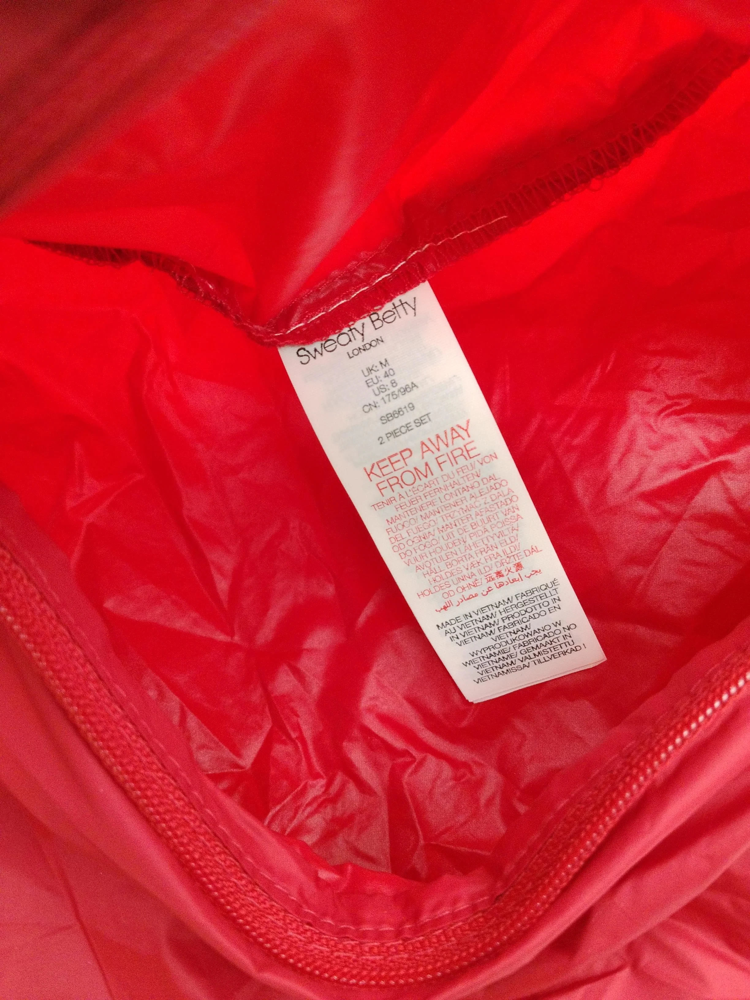 Sweaty Betty Men's Bag Red 100% Polyamide Belt Bag & Waist Pack - Image 4