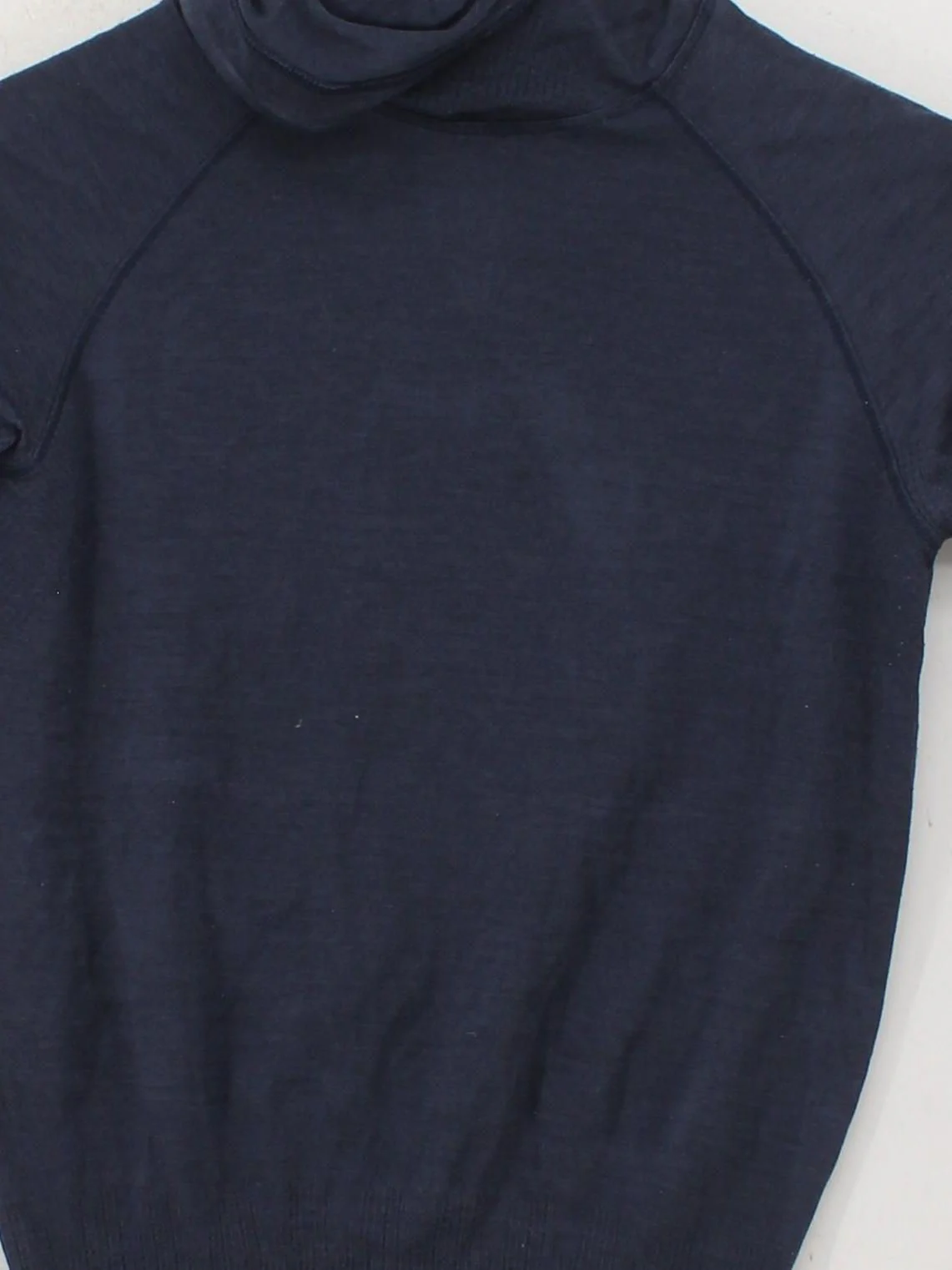 Sweaty Betty Men's Jumper XS Blue 100% Other Roll Neck Pullover - Image 3
