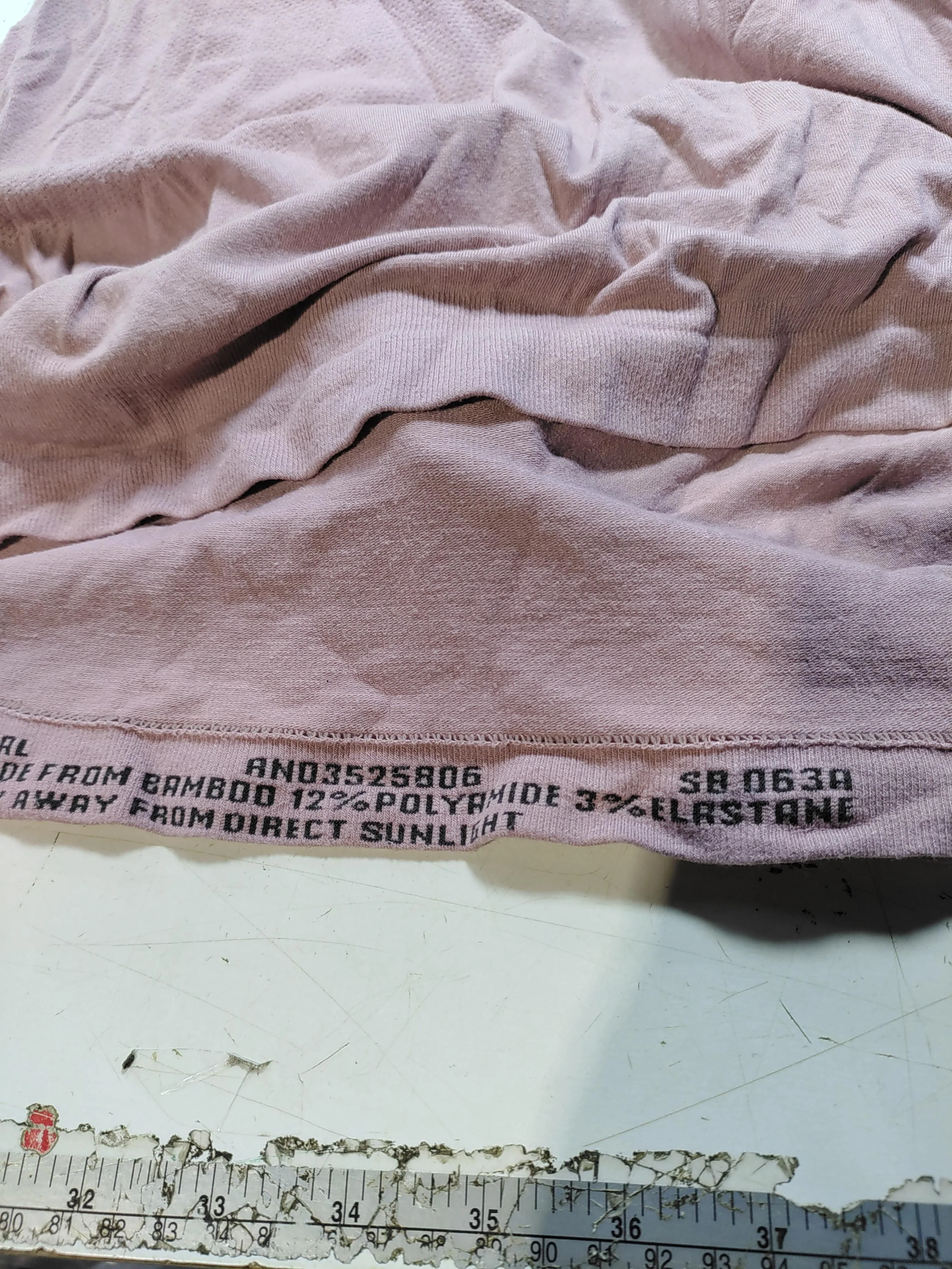 Sweaty Betty Men's T-Shirt L Pink Viscose with Polyamide, Elastane Basic - Image 7