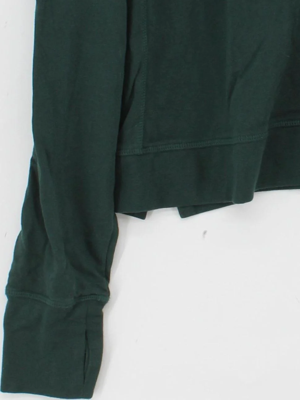 Sweaty Betty Women's Hoodie L Green 100% Cotton Pullover - Image 4