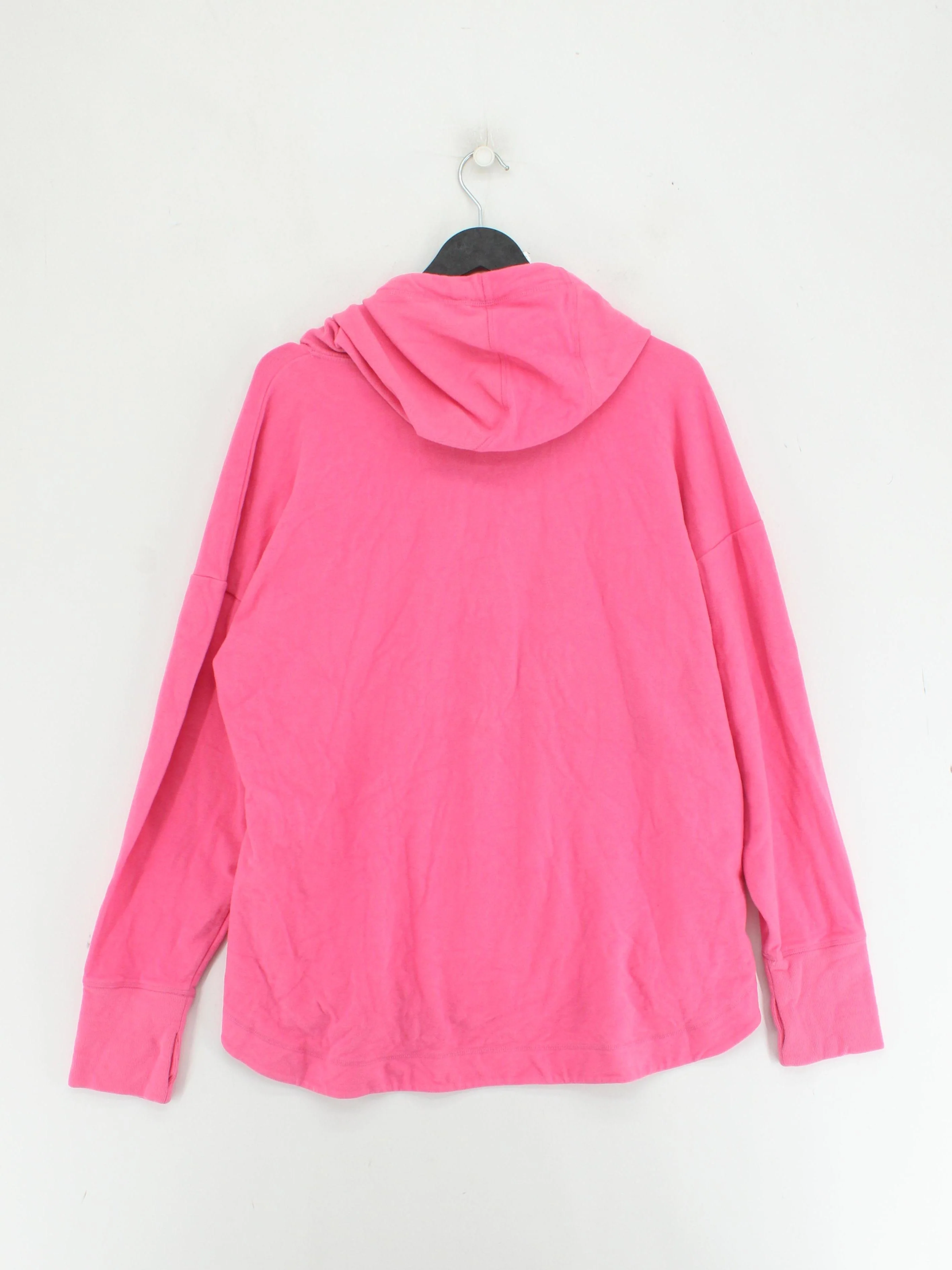 Sweaty Betty Women's Hoodie L Pink Cotton with Acrylic, Elastane Pullover - Image 2