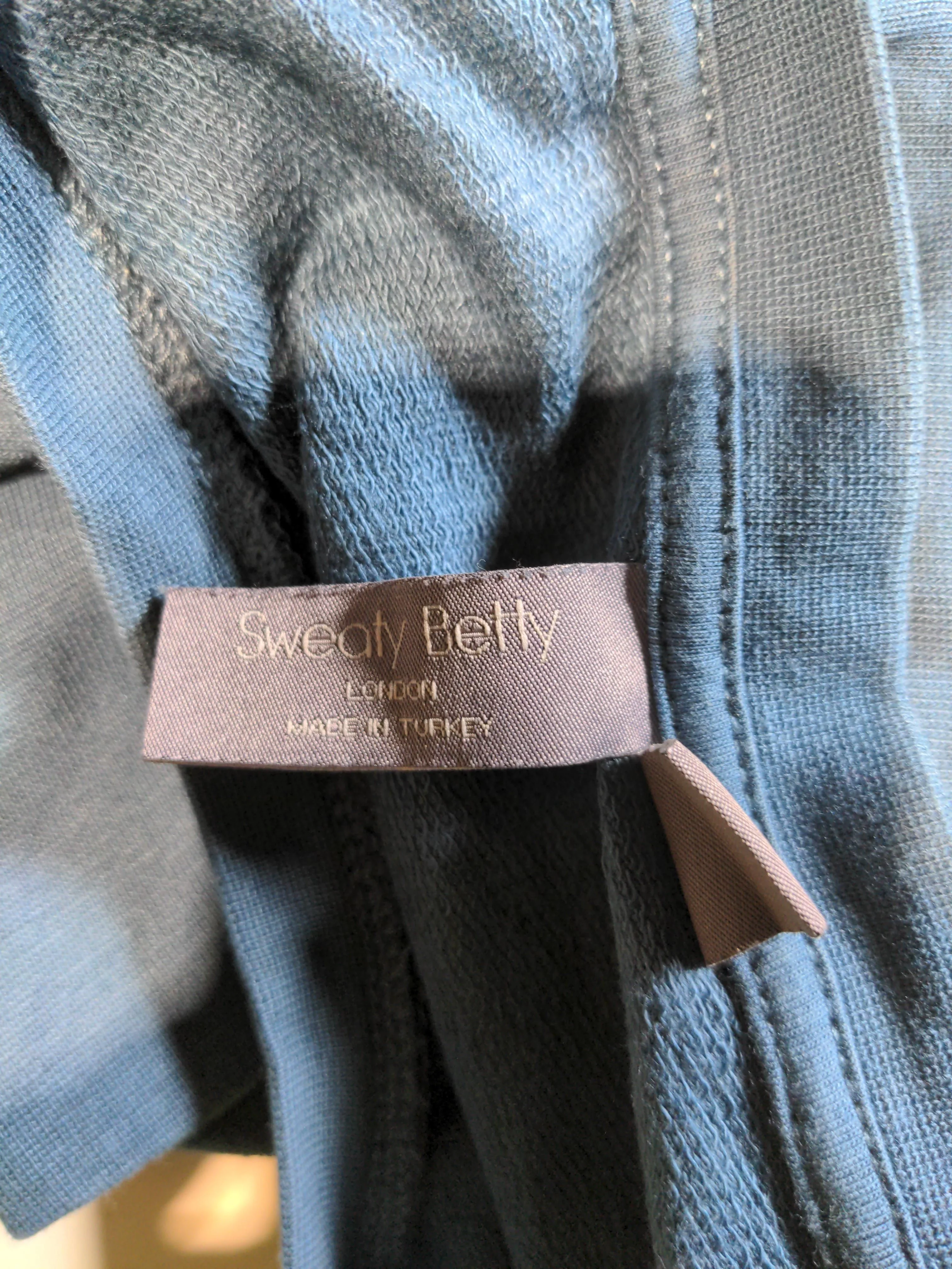 Sweaty Betty Women's Hoodie M Blue 100% Other Pullover - Image 5