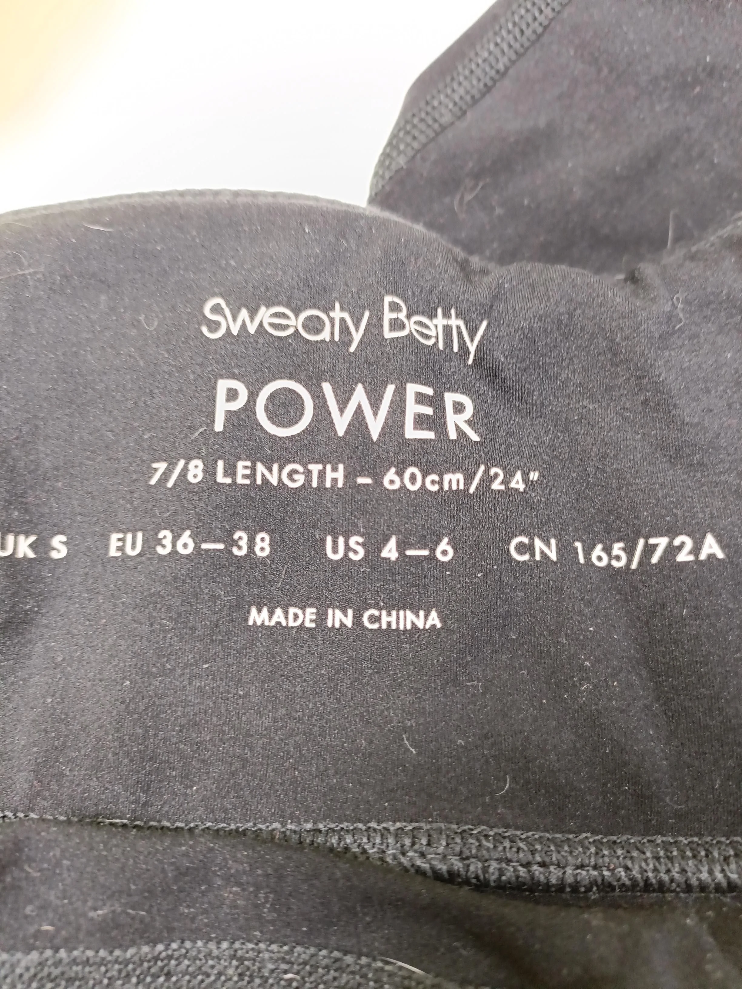 Sweaty Betty Women's Leggings S Black 100% Other Cropped - Image 6