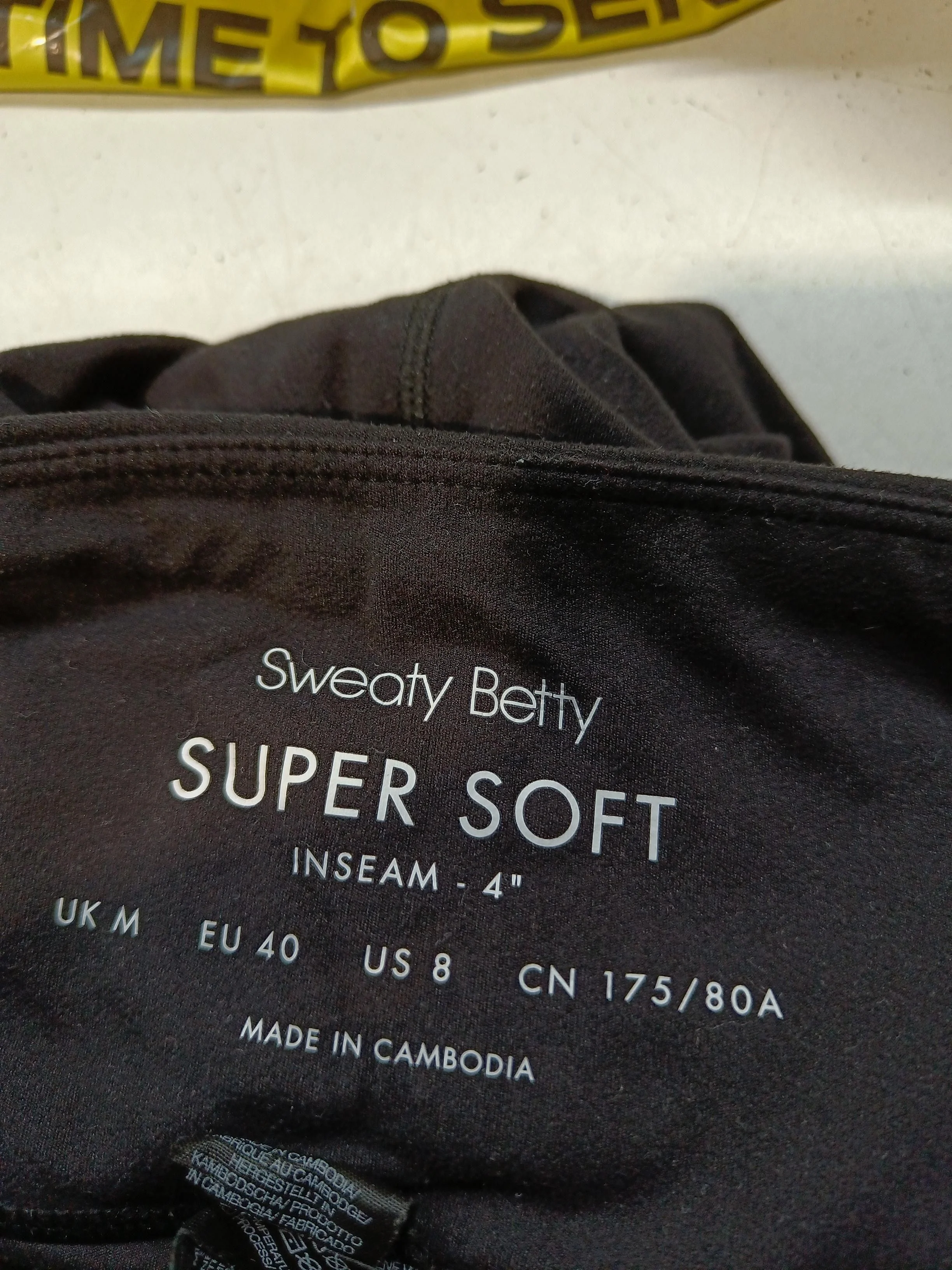 Sweaty Betty Women's Shorts M Black Polyester with Elastane Sweat - Image 5