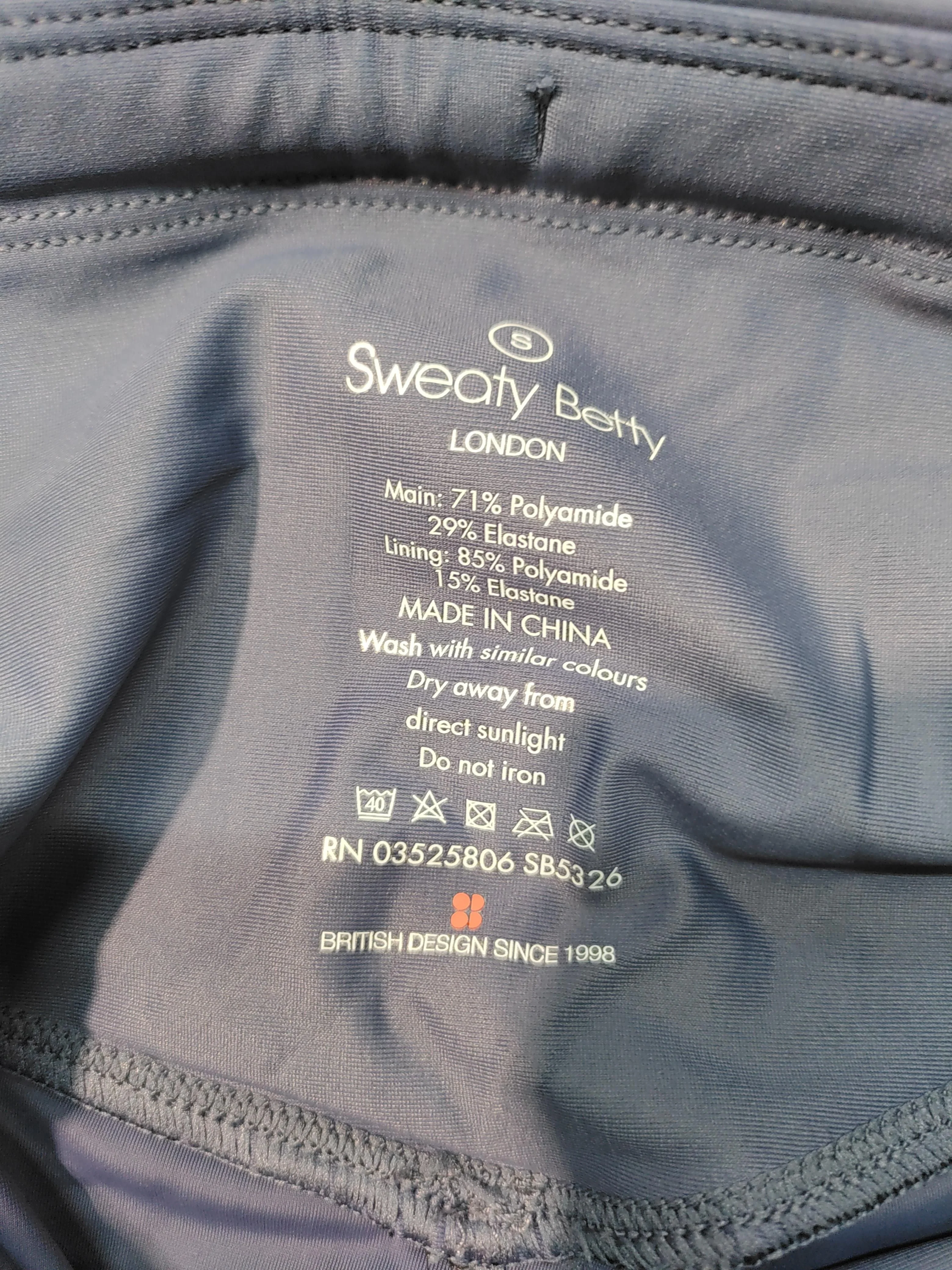 Sweaty Betty Women's Sports Bottoms S Blue Polyamide with Elastane Sweatpants - Image 6