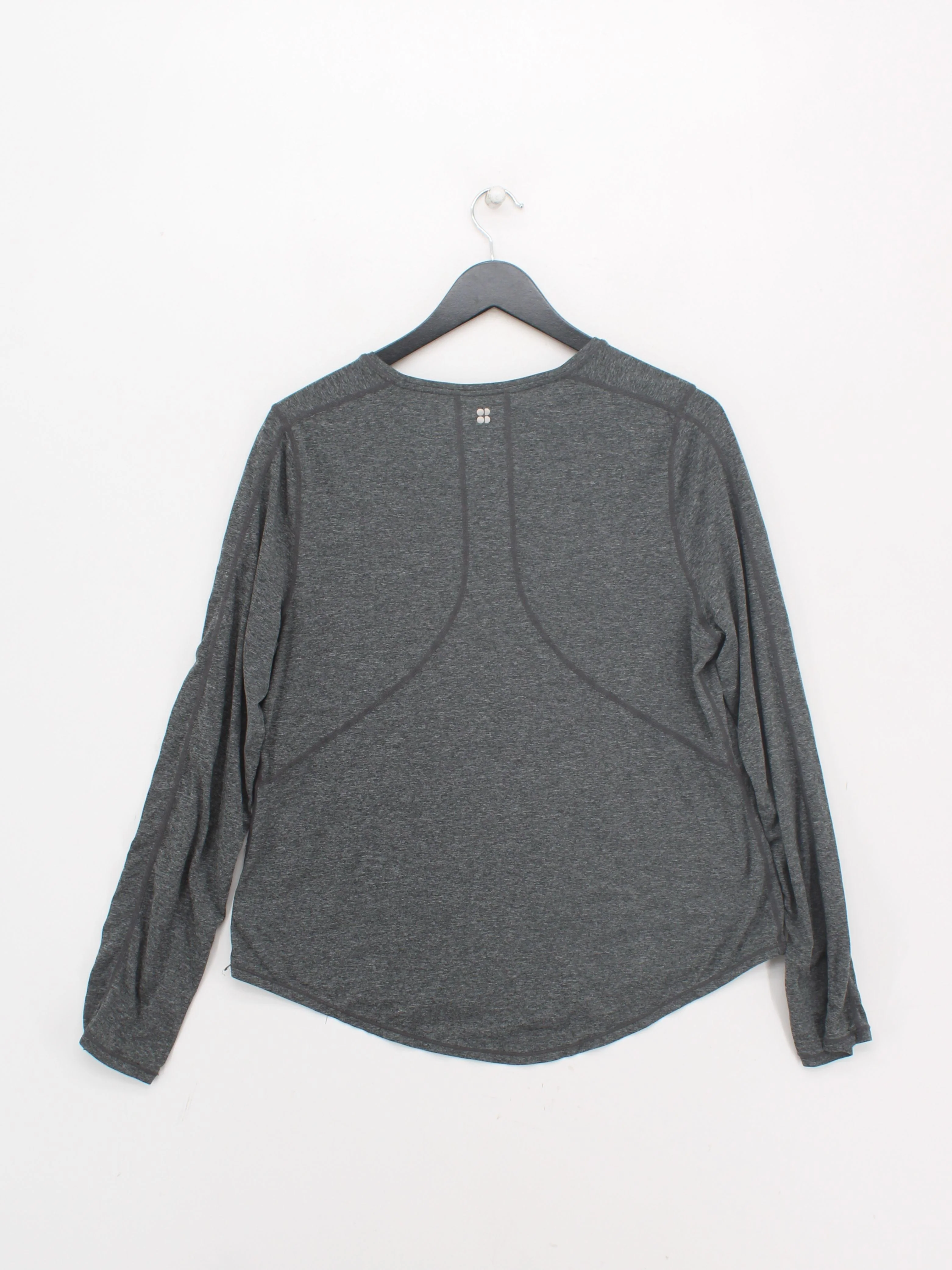 Sweaty Betty Women's T-Shirt L Grey 100% Other Basic - Image 2