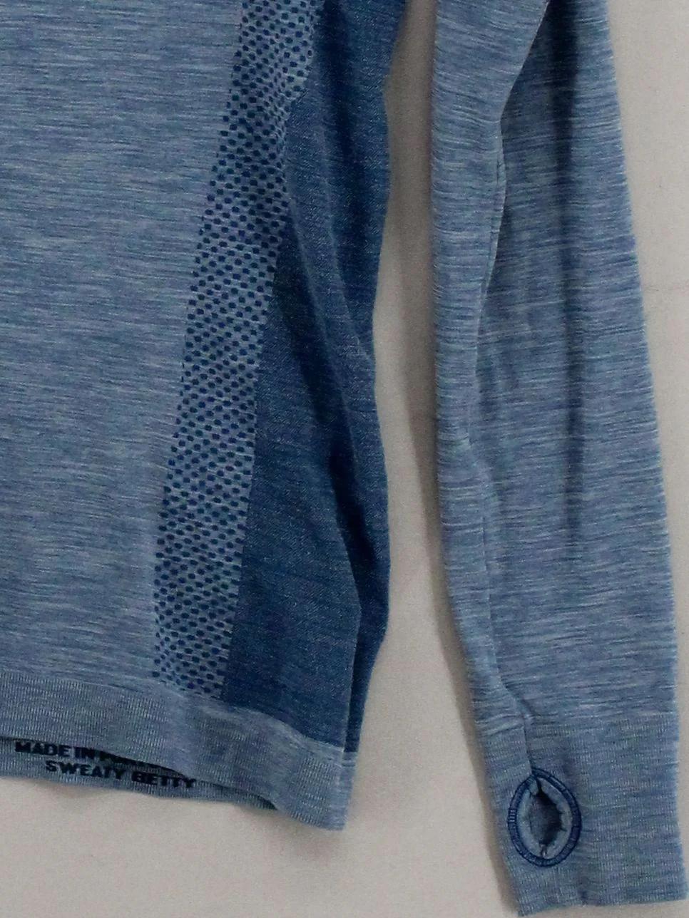 Sweaty Betty Women's T-Shirt M Blue Polyester with Polyamide Basic - Image 4