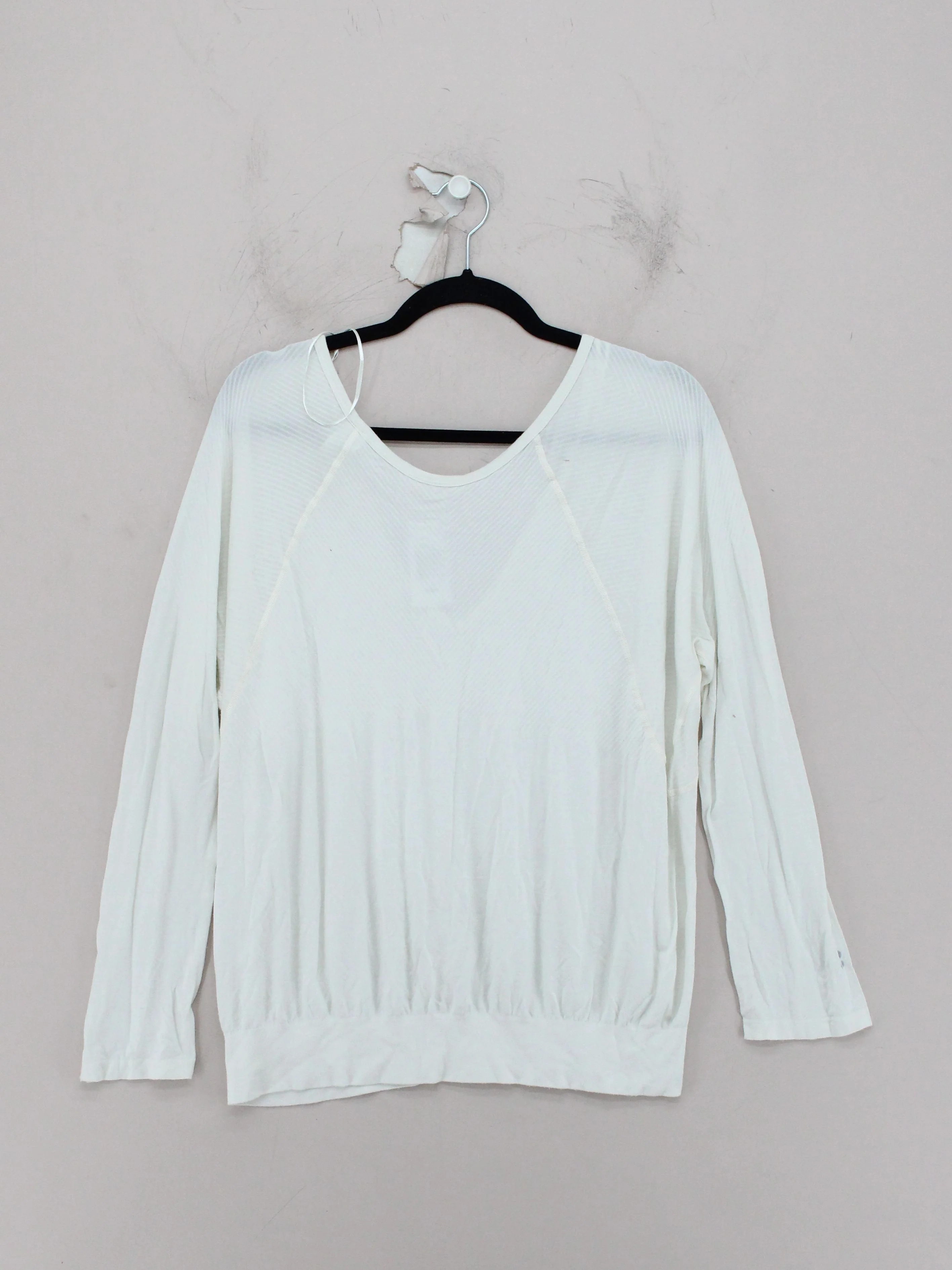 Sweaty Betty Women's Top M White Viscose with Polyamide, Elastane Jersey - Image 2