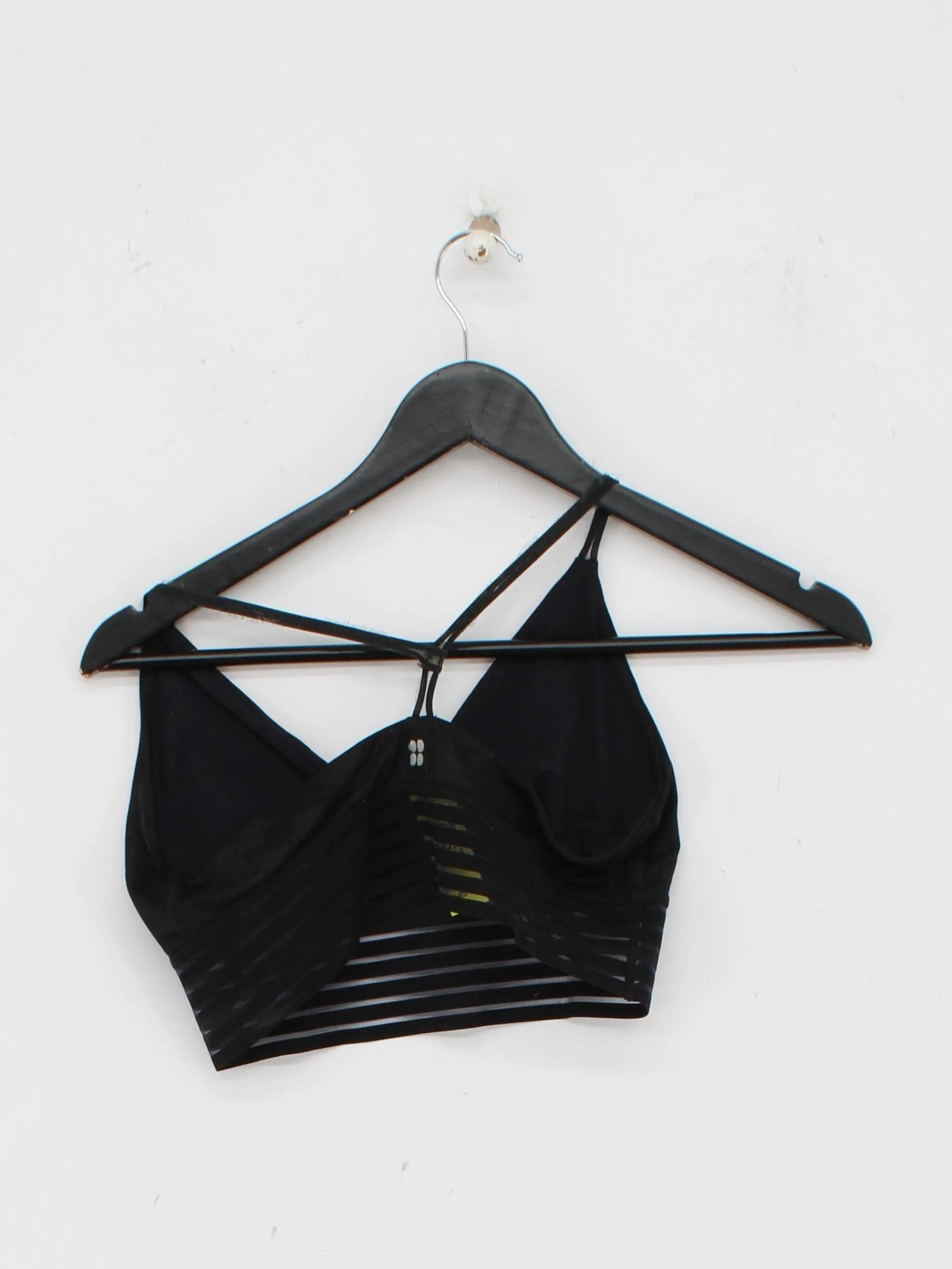 Sweaty Betty Women's Top S Black Polyester with Elastane Cropped - Image 2