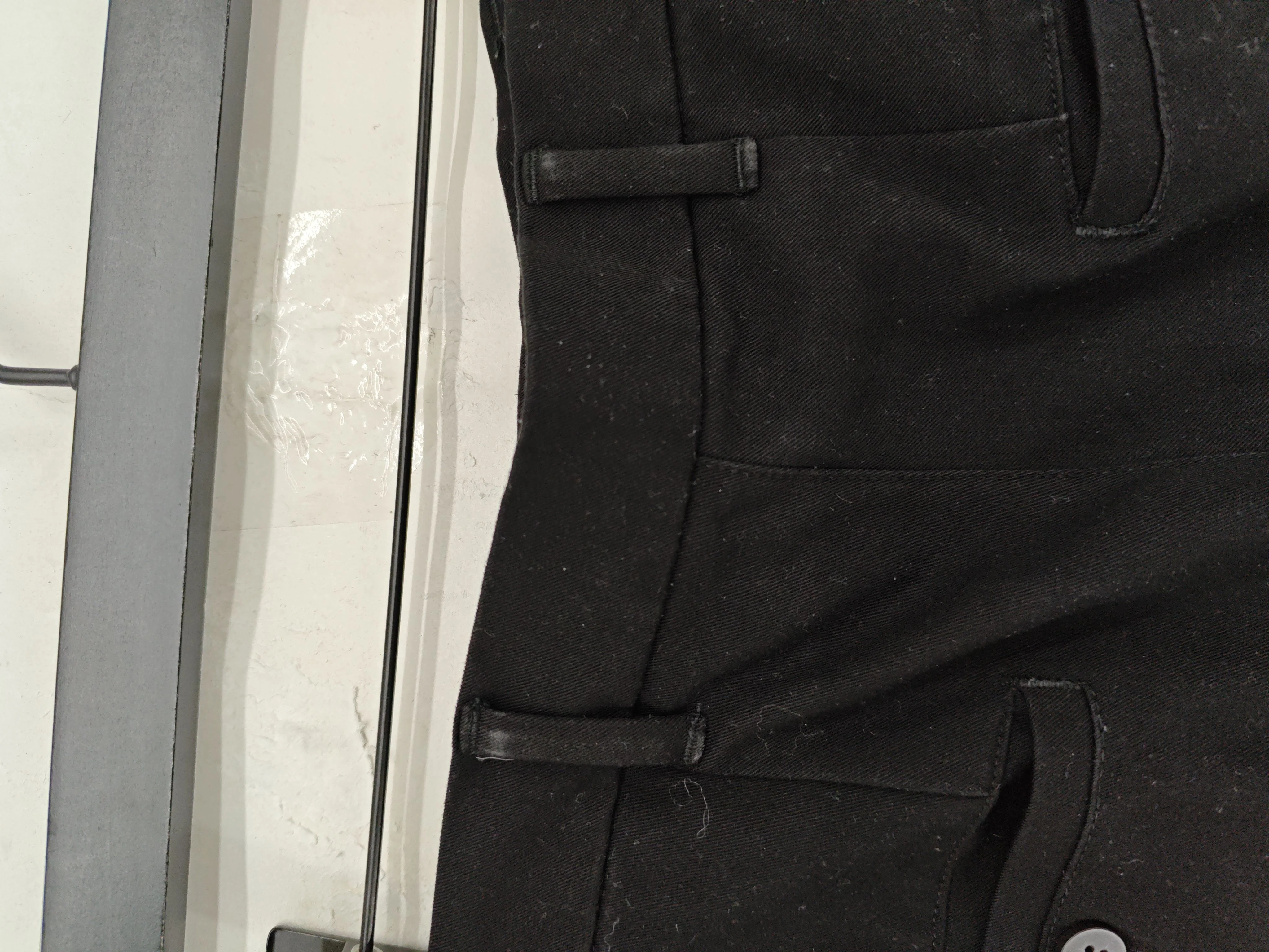 Tailored Athlete Men's Trousers W 34 in Black Polyester - Image 7