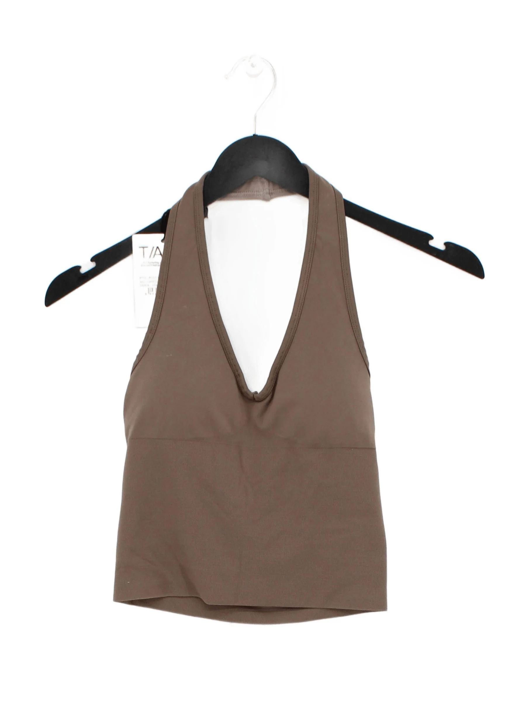 Tala Women's Top S Brown Polyamide with Polyester, Elastane Basic
