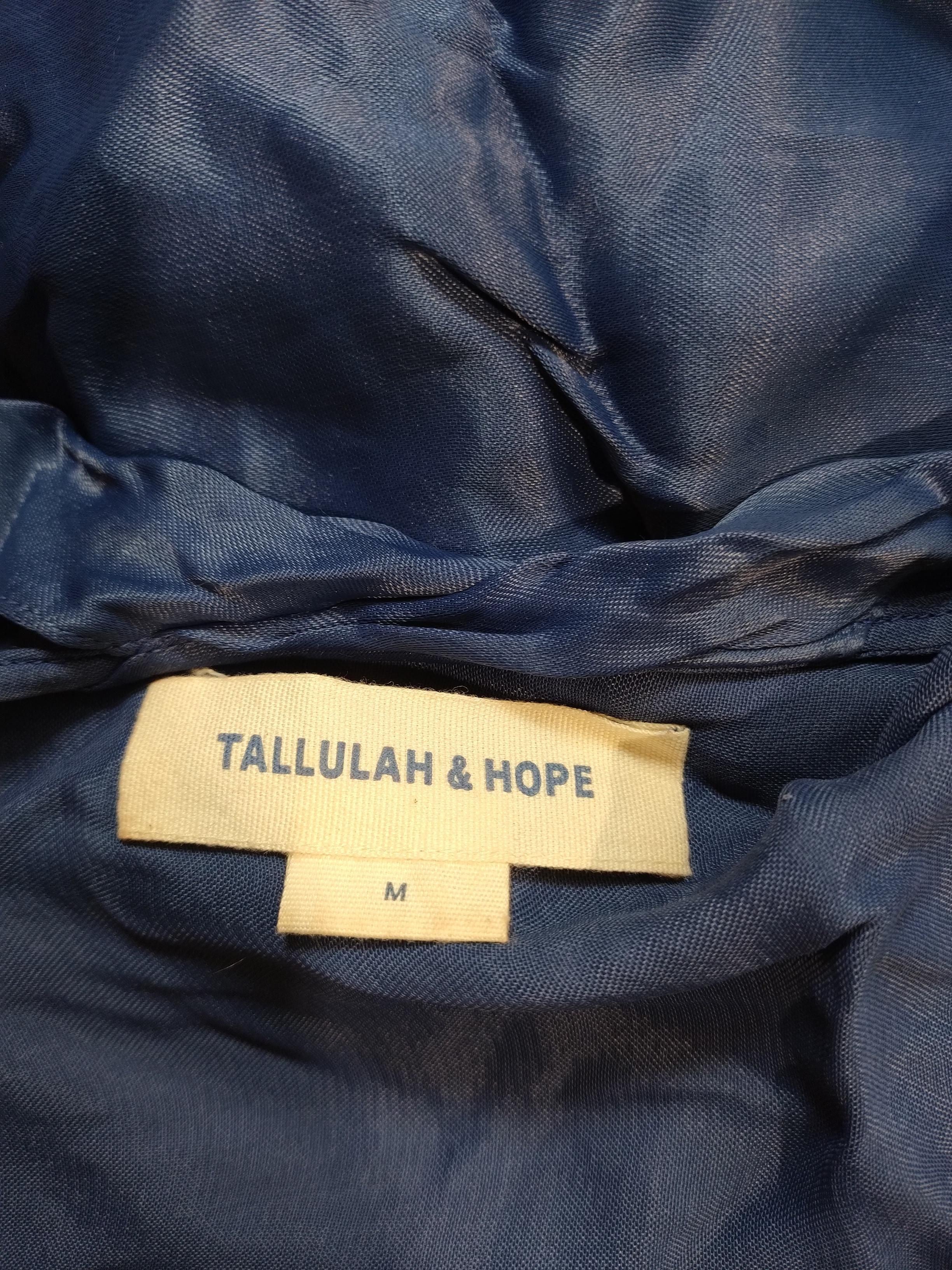 TALLULAH & HOPE Women's Jumpsuit M Blue 100% Viscose Tapered Jumpsuit - Image 6