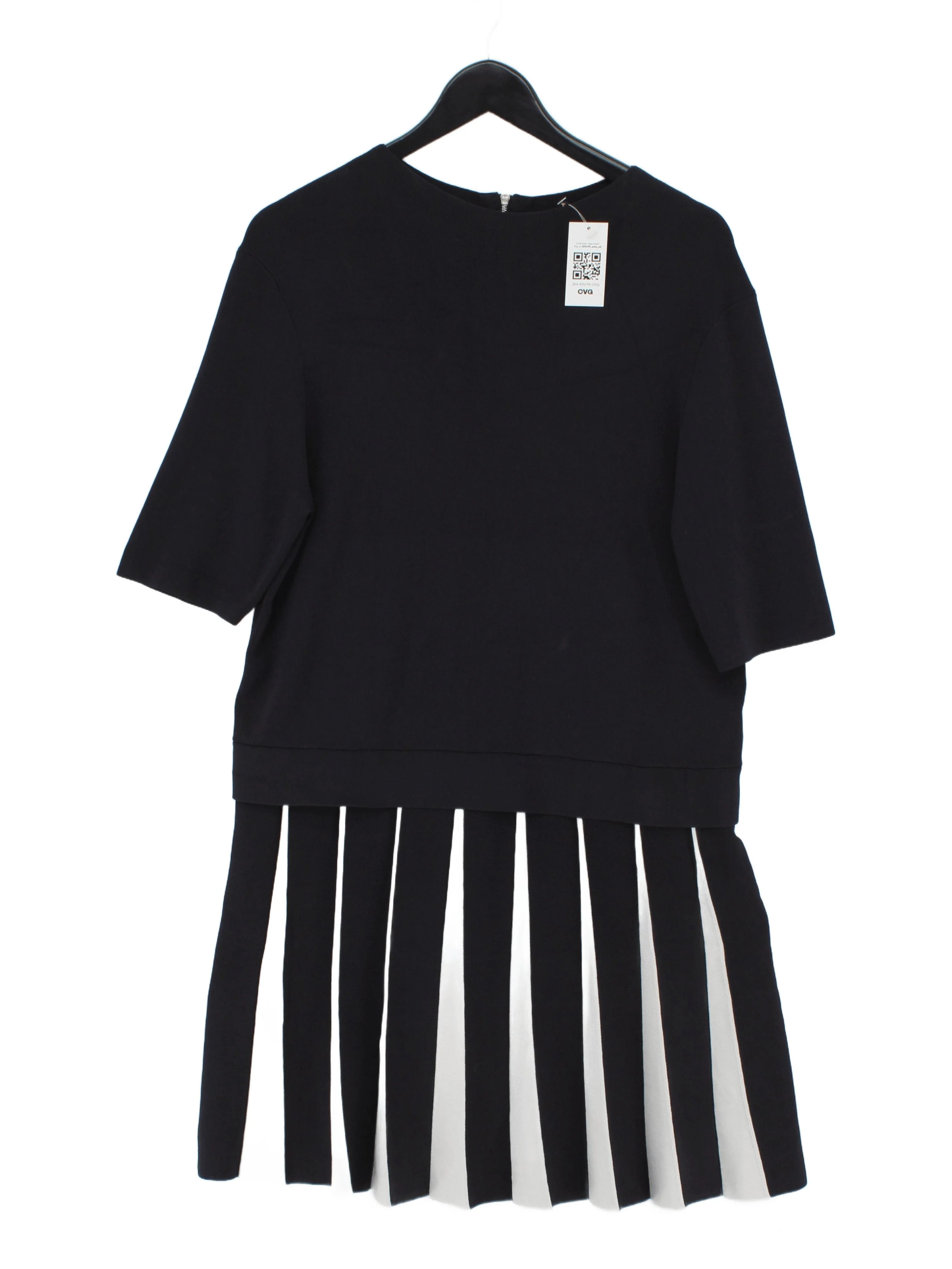 Ted Baker Jumper Mini Dress UK16 in Black