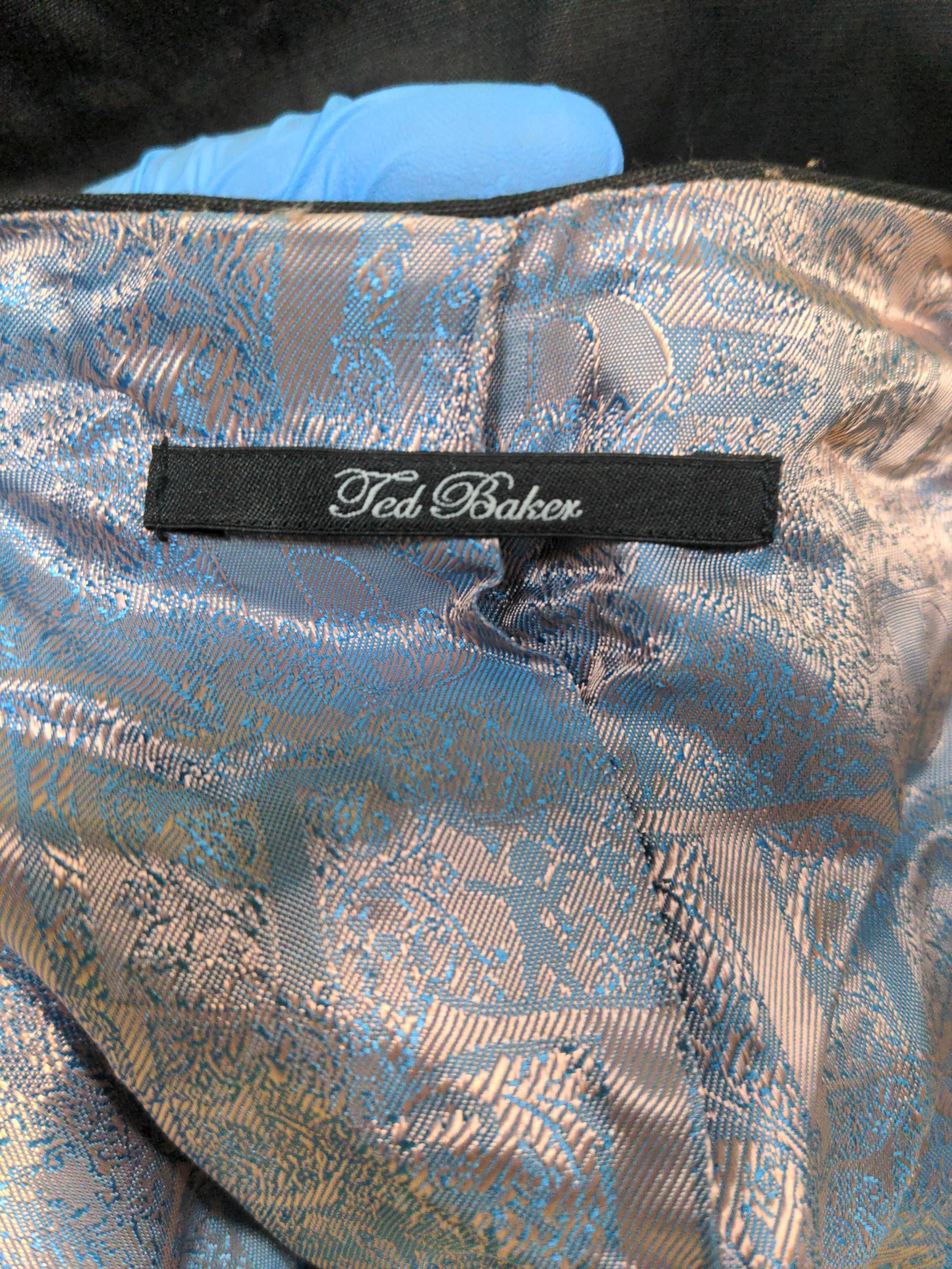 Ted Baker Men's Coat S Multi Wool with Elastane, Viscose, Acetate Overcoat - Image 6