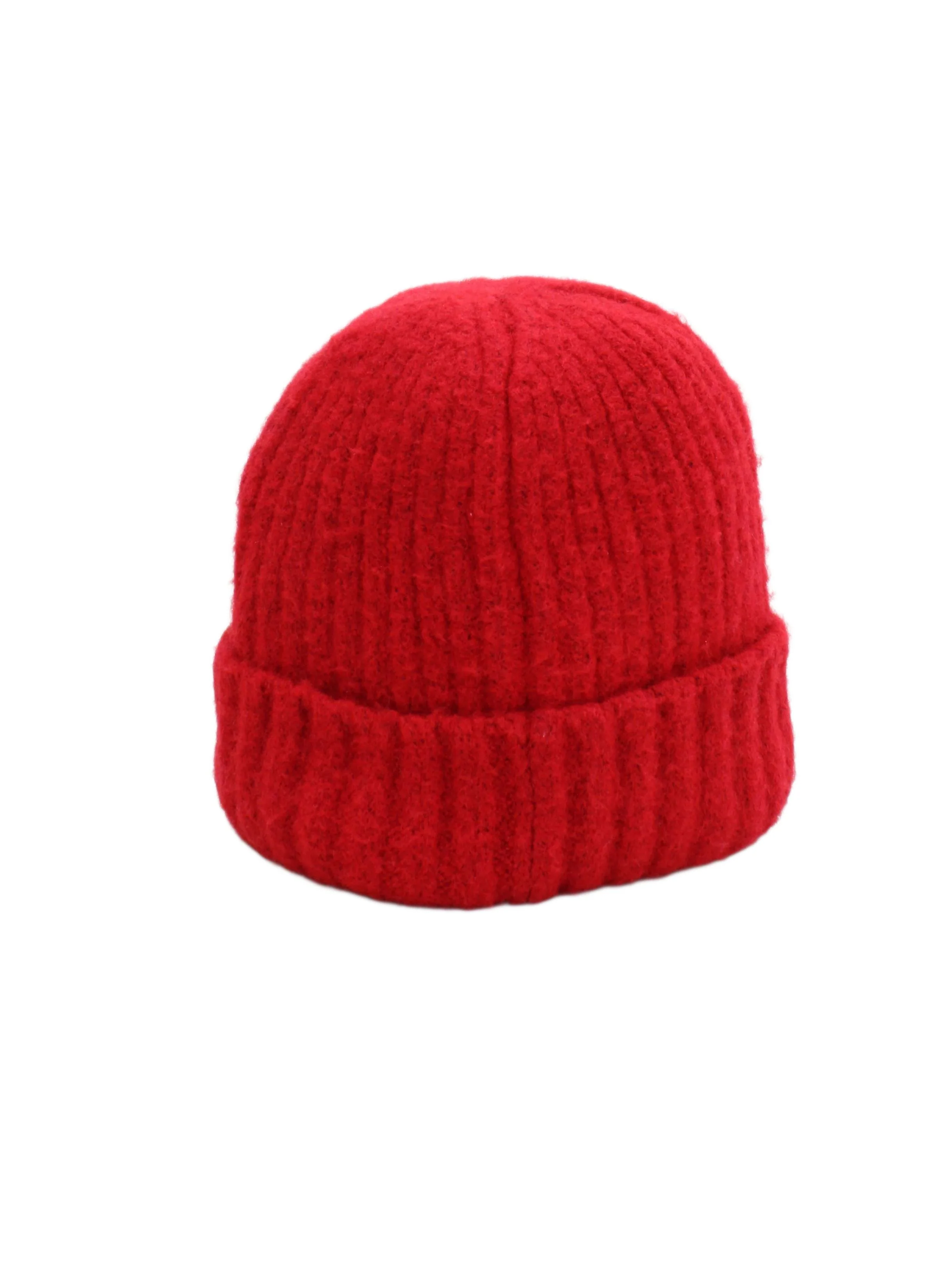Ted Baker Men's Hat M Red Acrylic with Wool, Elastane Beanie