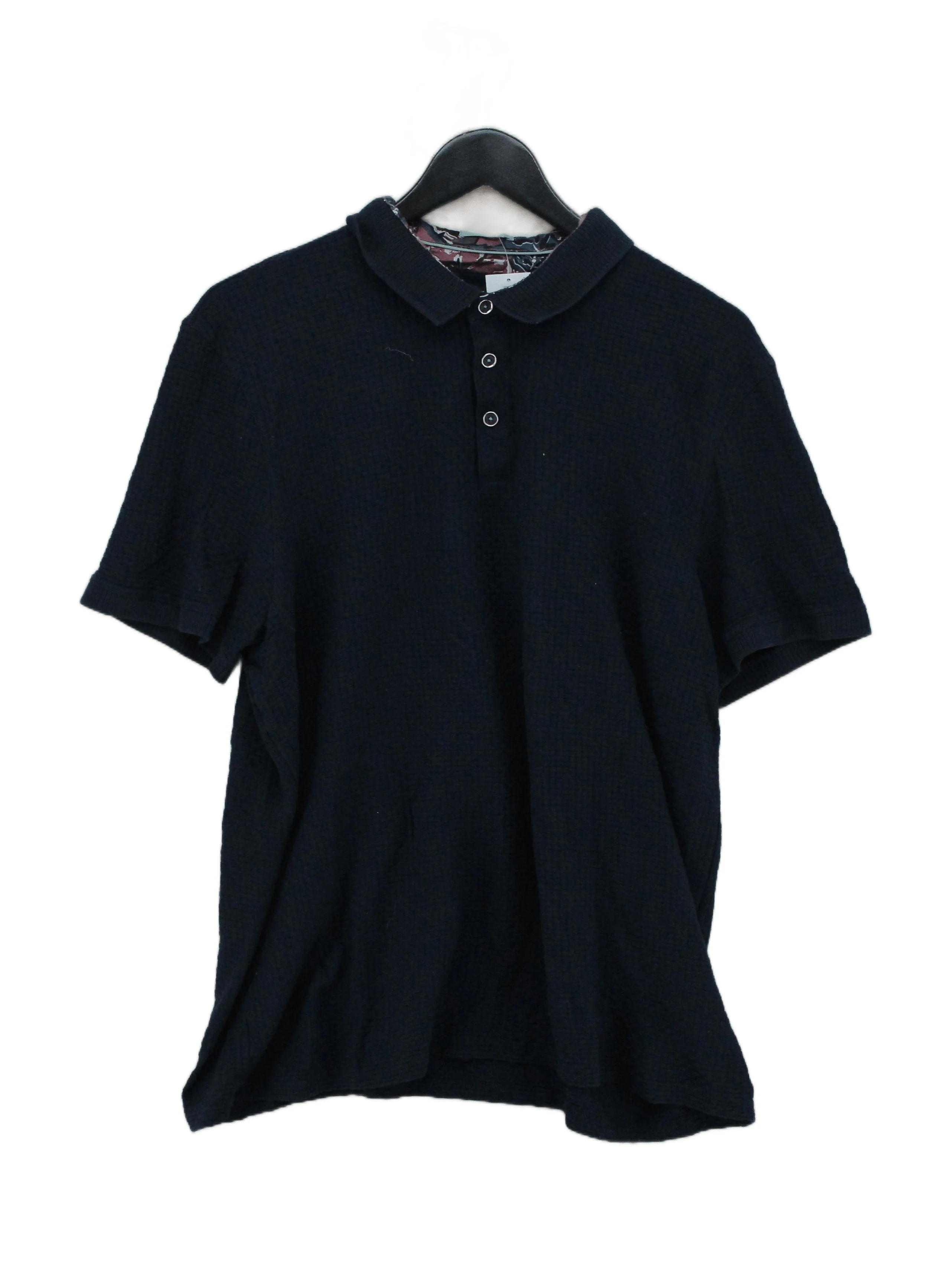 Ted Baker Men's Polo XXXL Blue 100% Cotton Basic