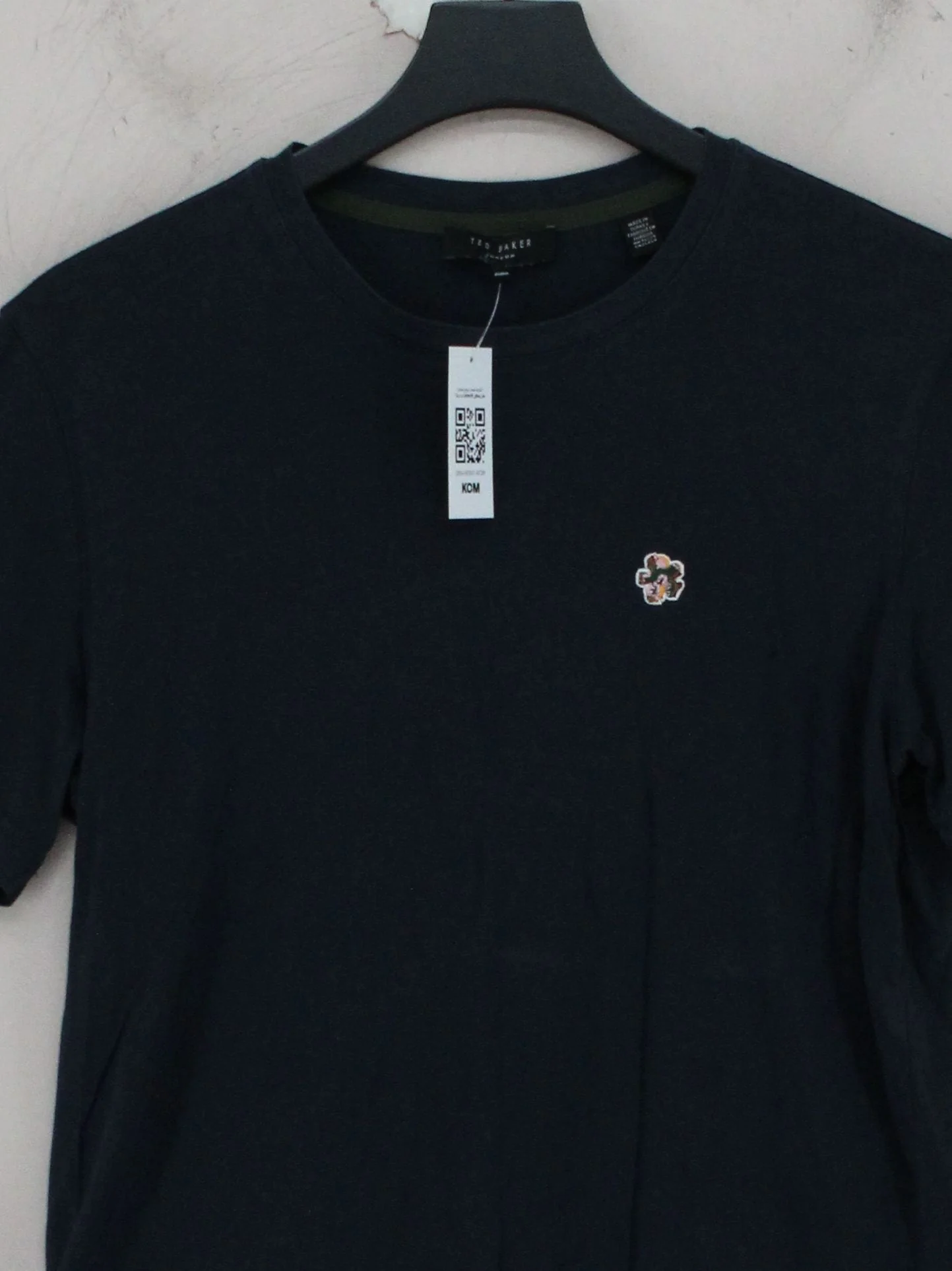 Ted Baker Men's T-Shirt S Blue 100% Cotton Basic - Image 3