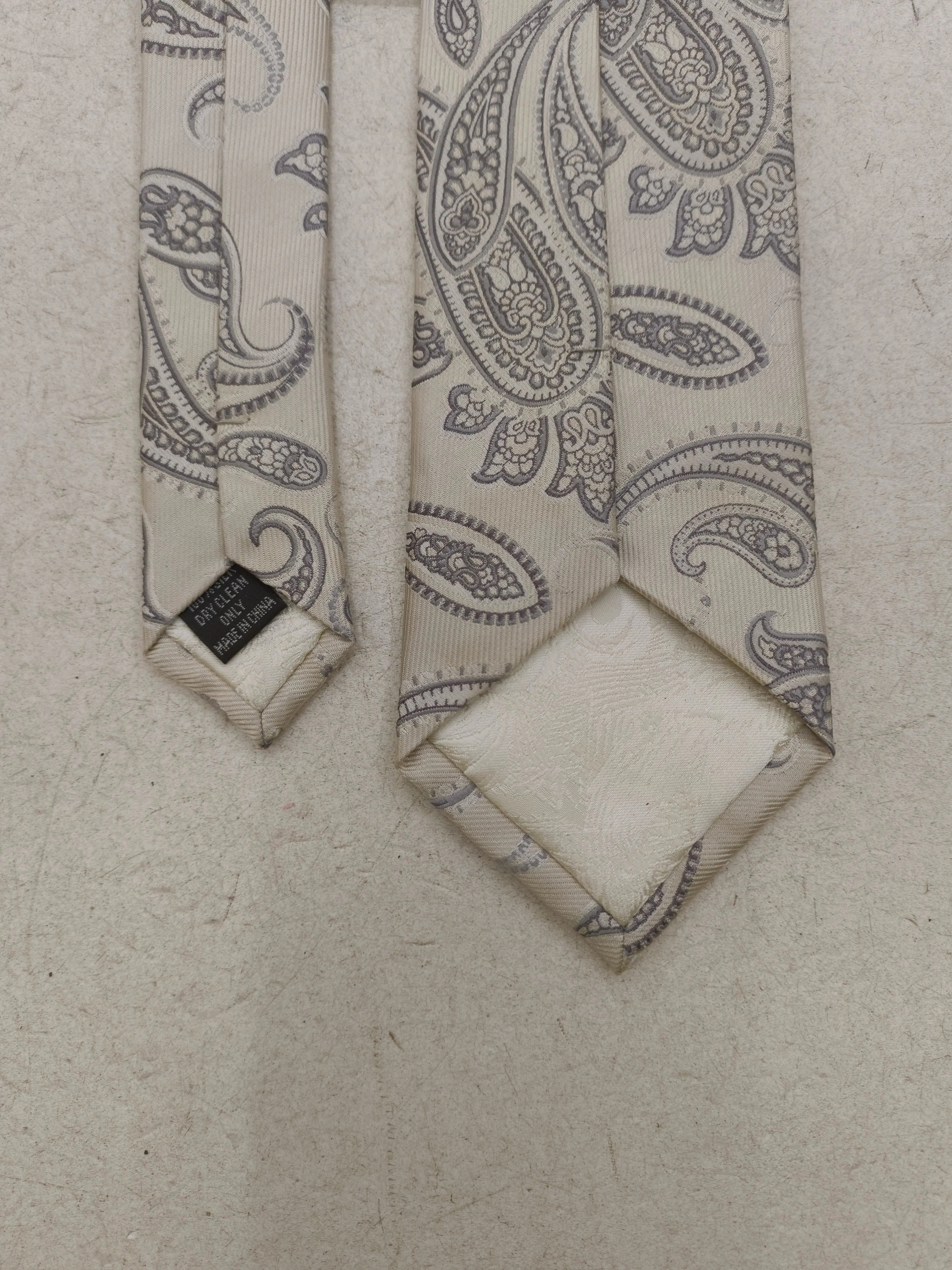 Ted Baker Men's Tie Cream 100% Other - Image 4