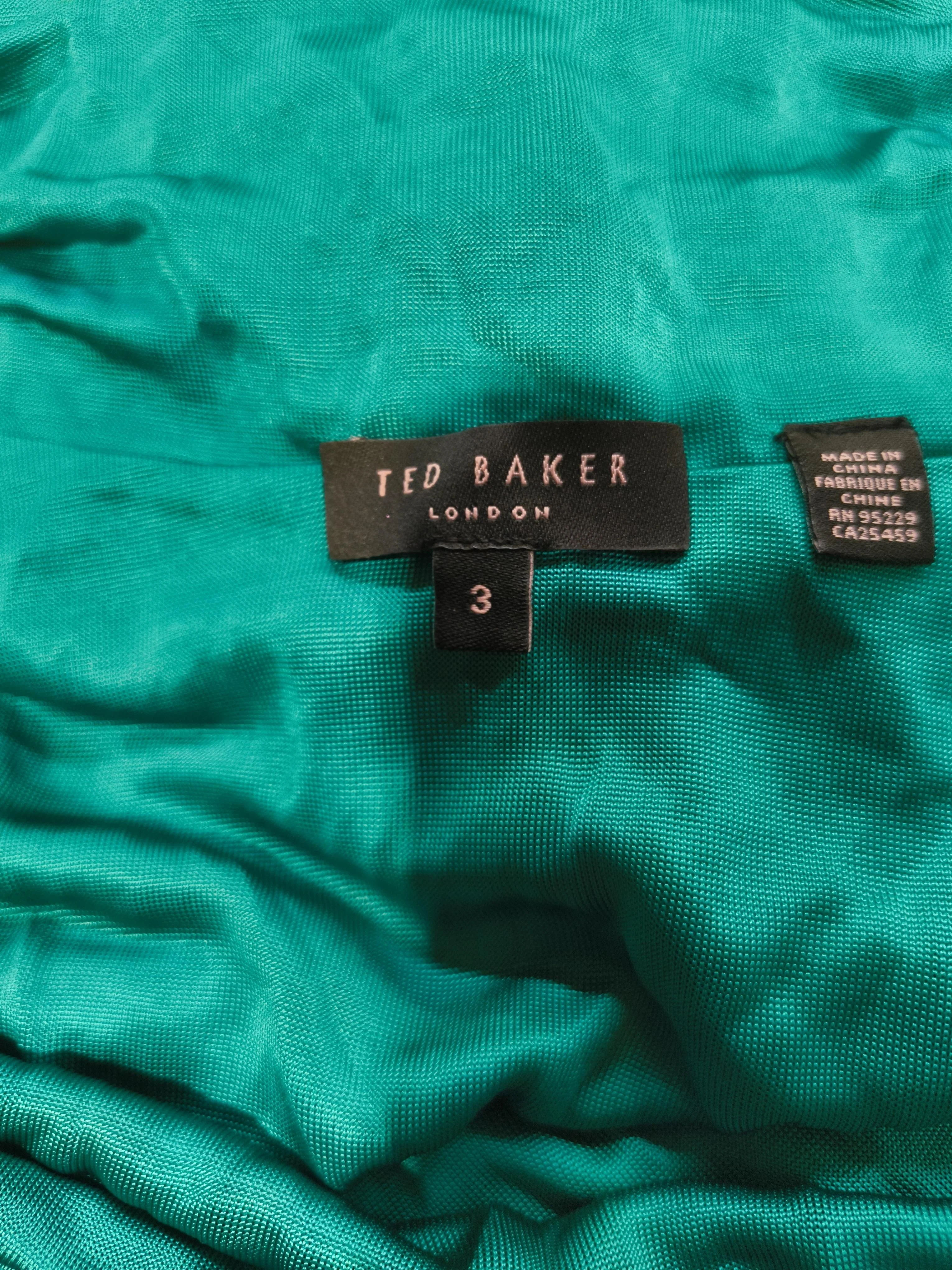 Ted Baker Mini Dress UK12 in Green - Image 6