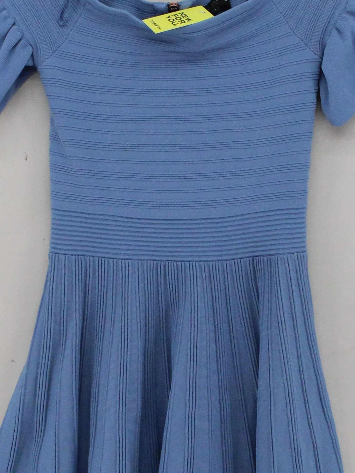 Ted Baker Skater Mini Dress S in Blue - Image 3
