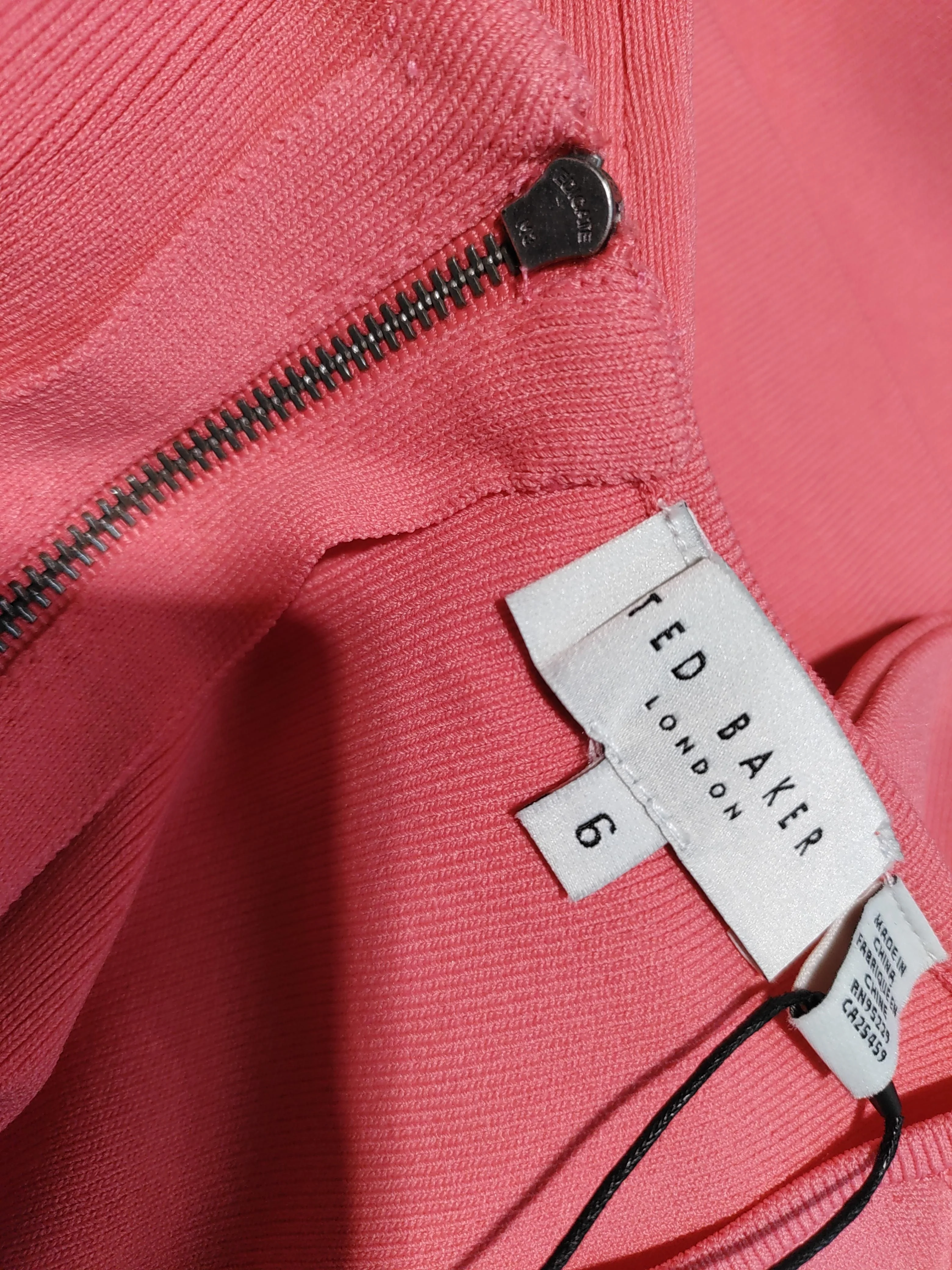 Ted Baker Skater Mini Dress UK18 in Pink - Image 5